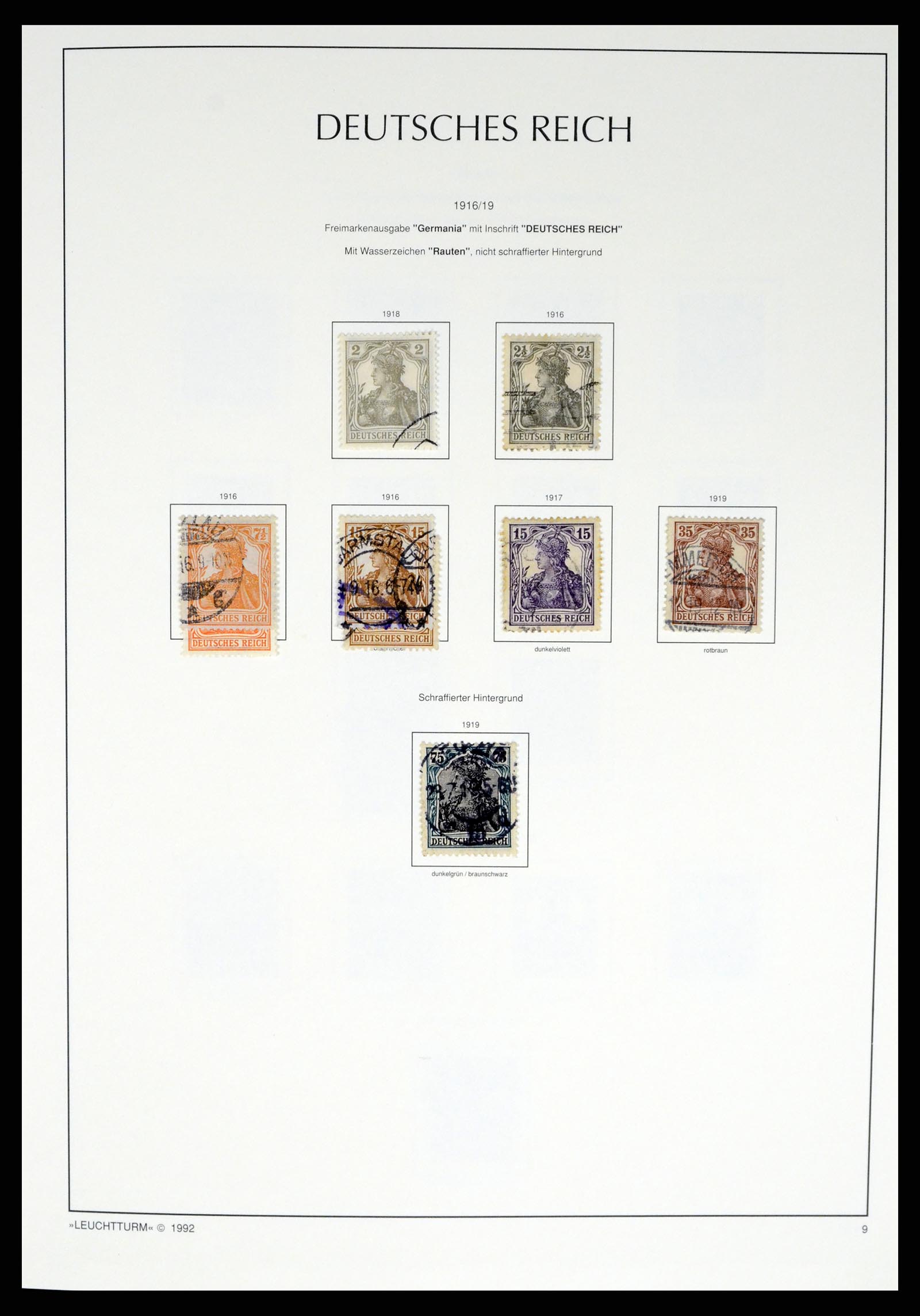 37497 015 - Postzegelverzameling 37497 Duitse Rijk 1872-1945.