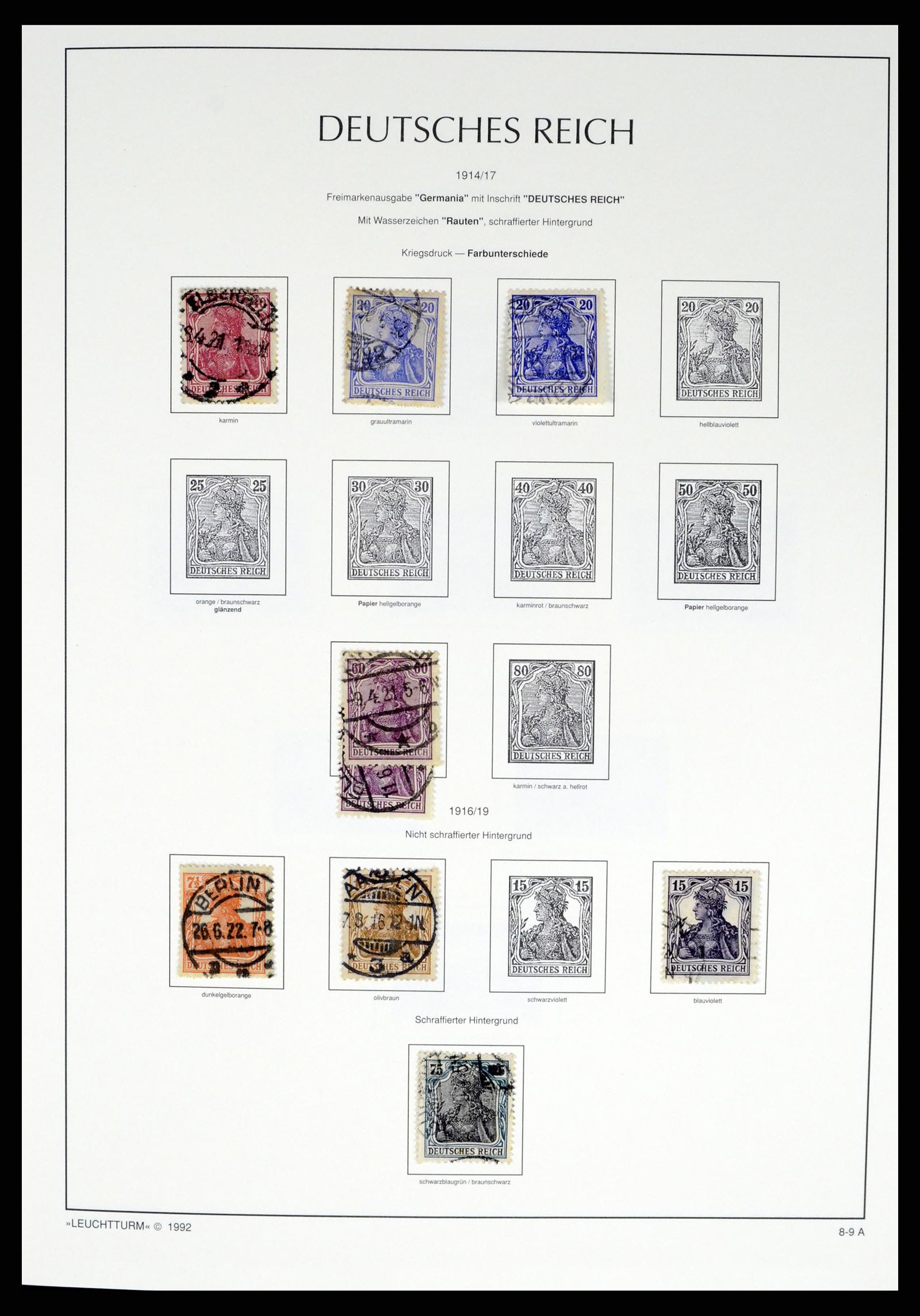 37497 016 - Postzegelverzameling 37497 Duitse Rijk 1872-1945.