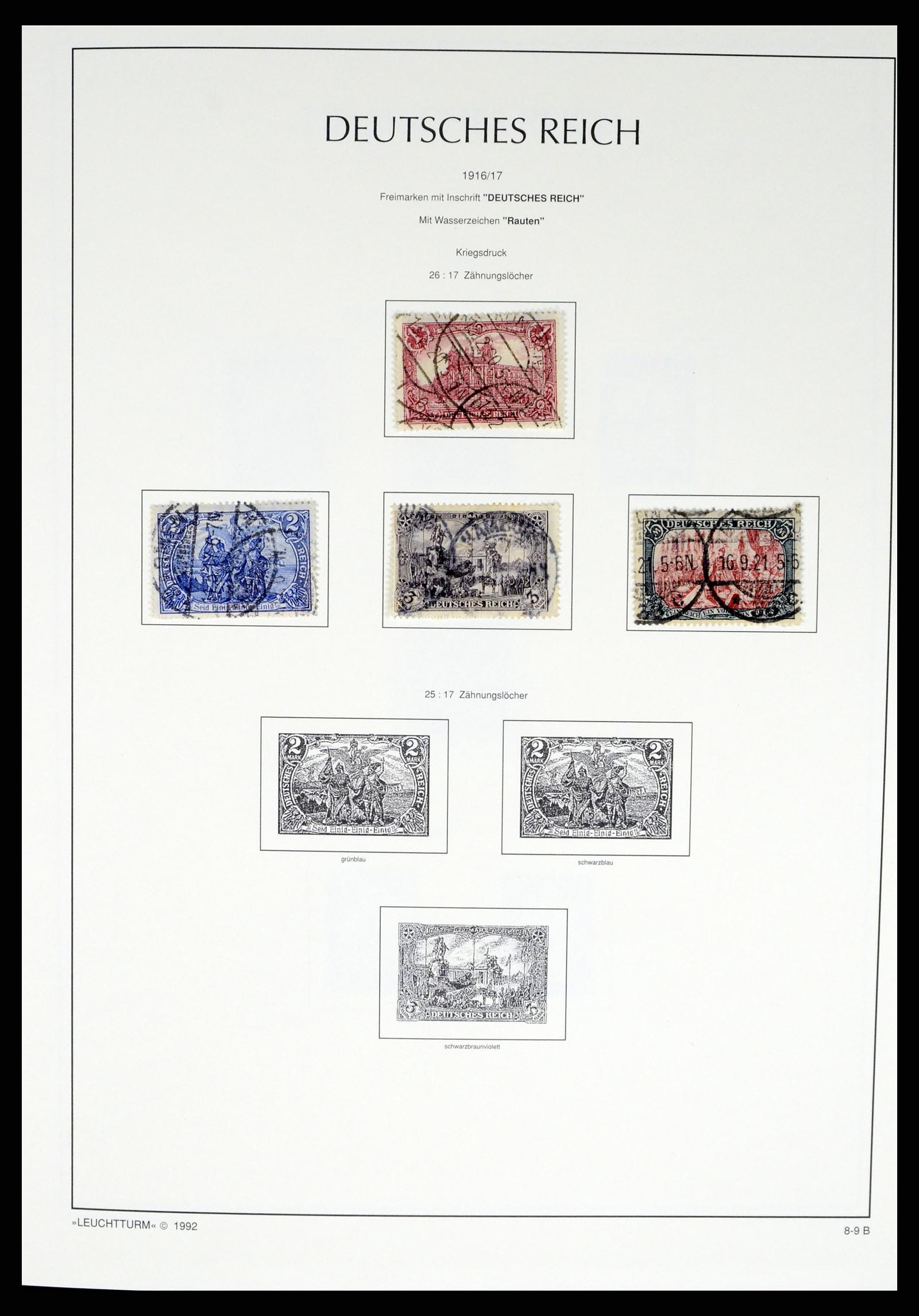 37497 017 - Postzegelverzameling 37497 Duitse Rijk 1872-1945.