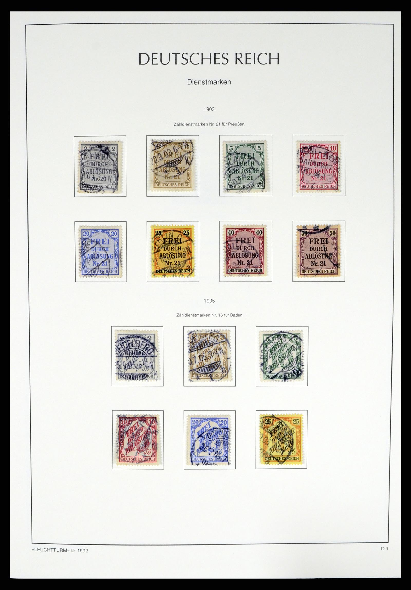 37497 019 - Postzegelverzameling 37497 Duitse Rijk 1872-1945.