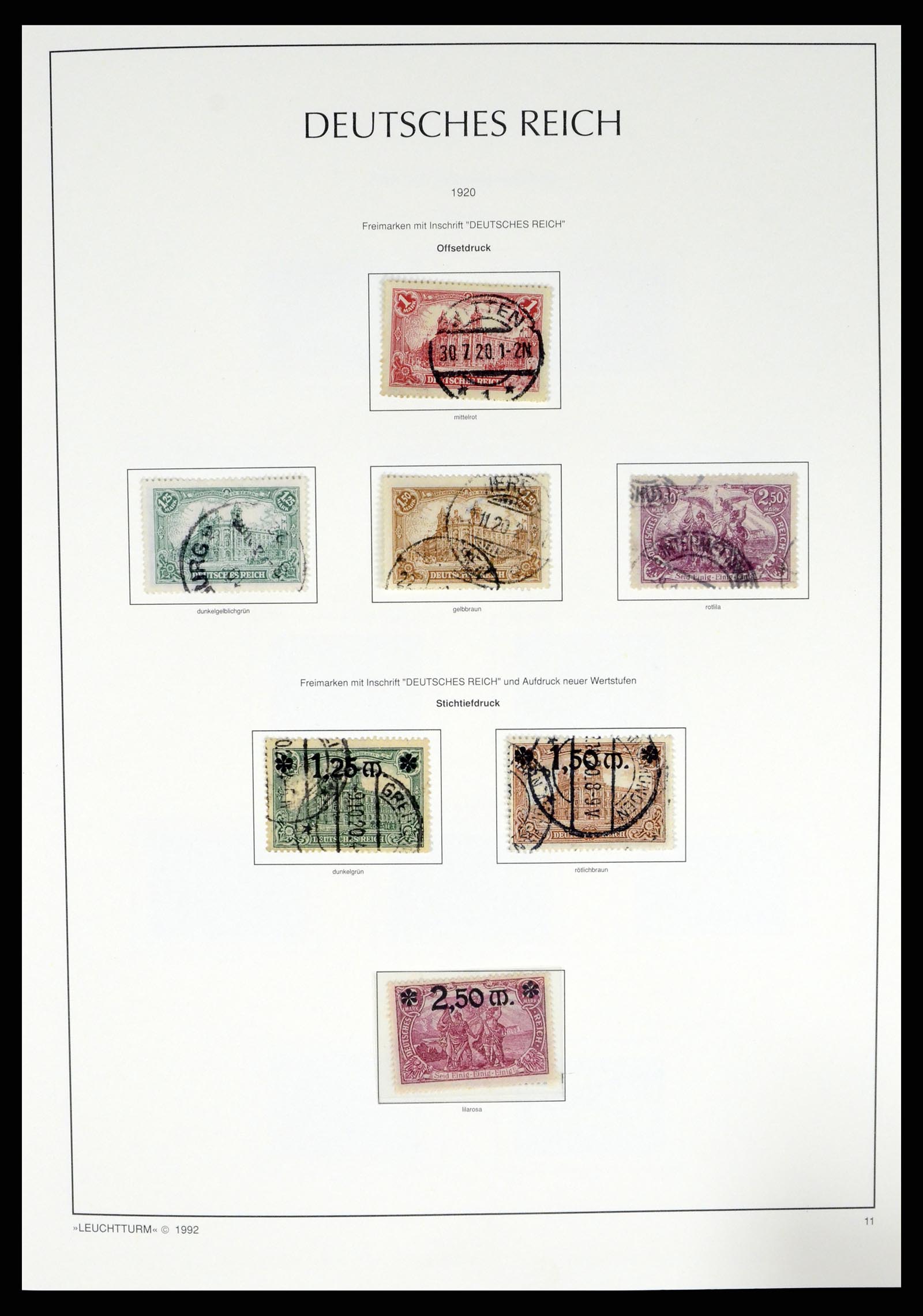 37497 021 - Stamp collection 37497 German Reich 1872-1945.