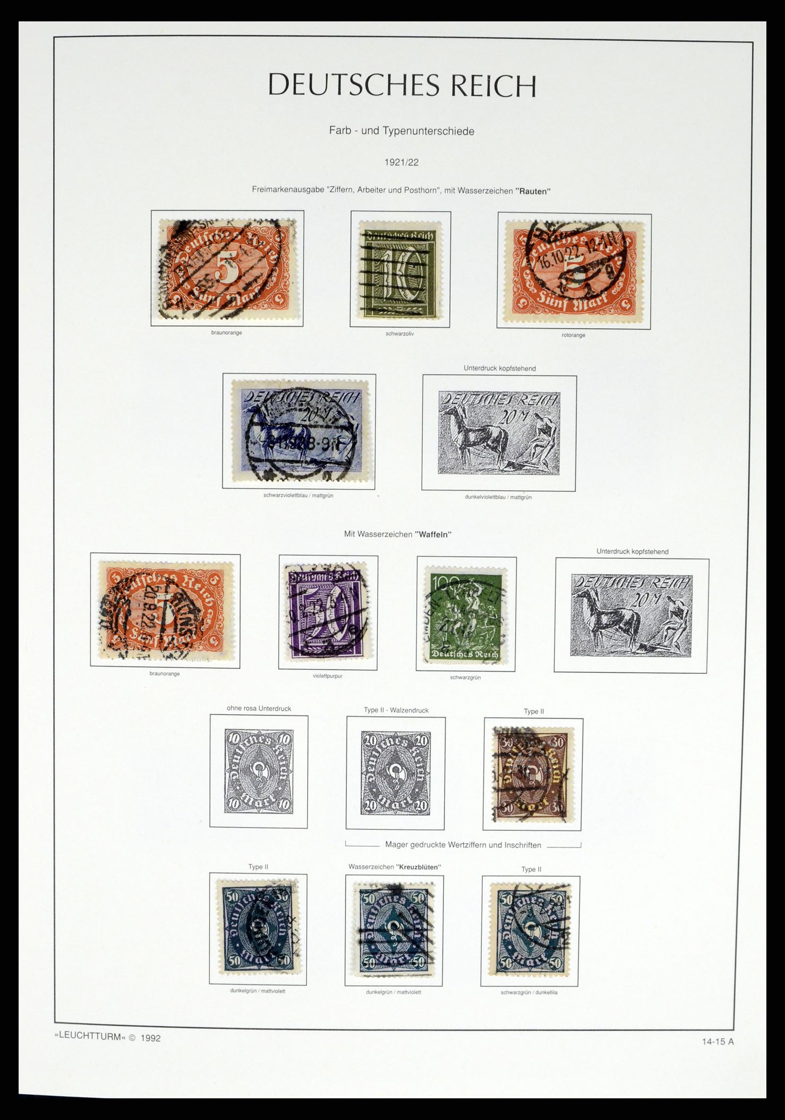 37497 029 - Stamp collection 37497 German Reich 1872-1945.