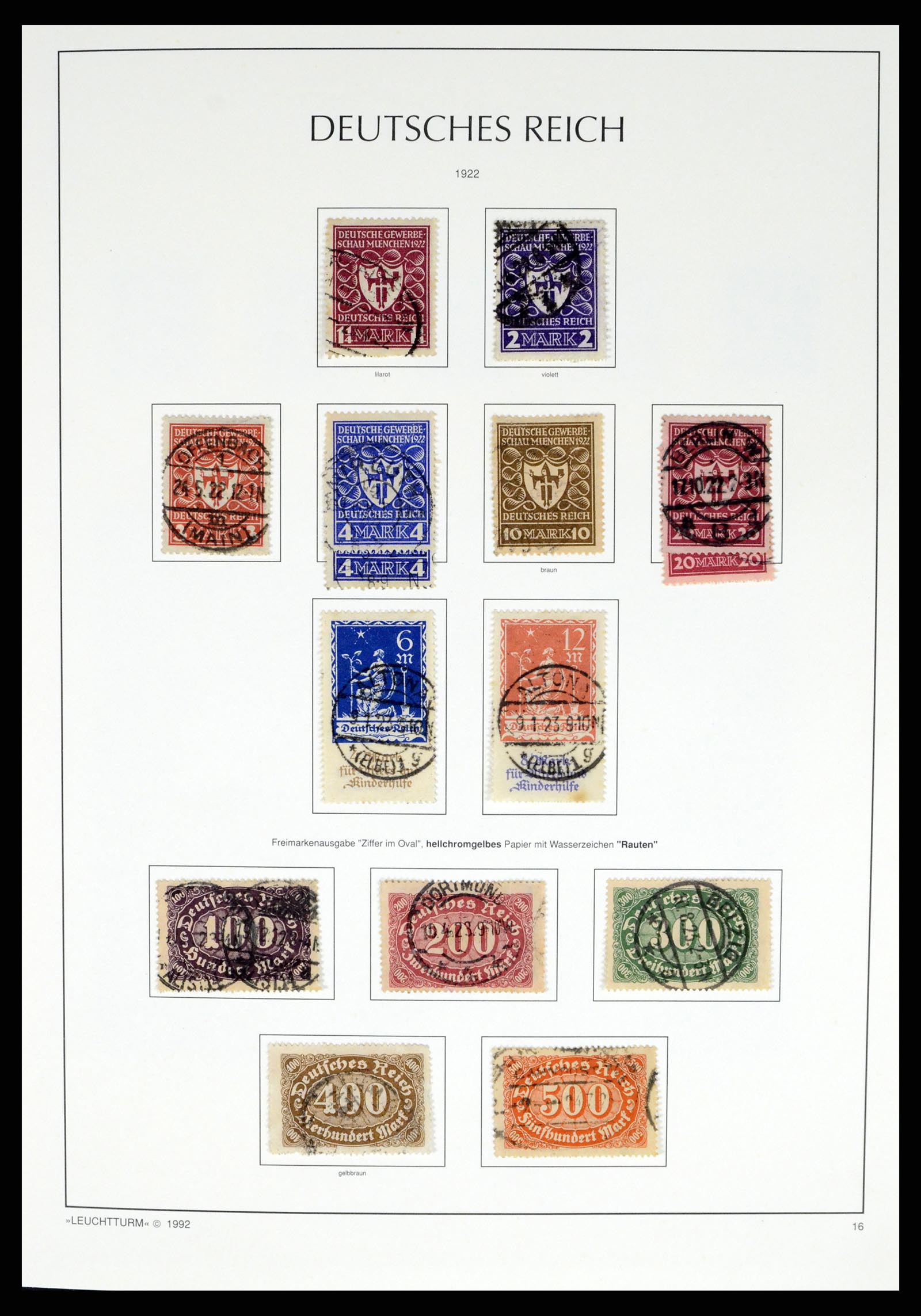 37497 030 - Postzegelverzameling 37497 Duitse Rijk 1872-1945.