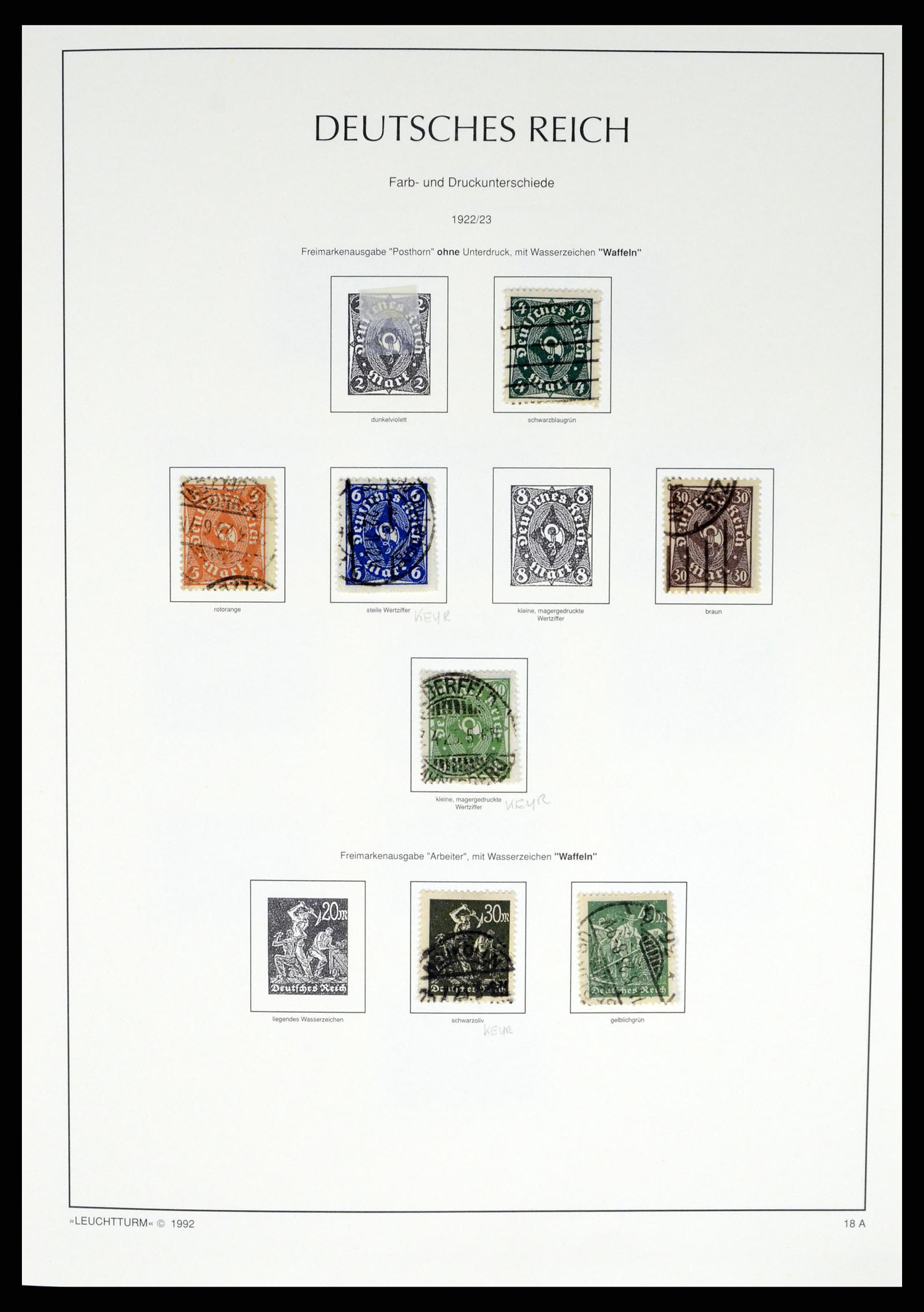 37497 035 - Stamp collection 37497 German Reich 1872-1945.