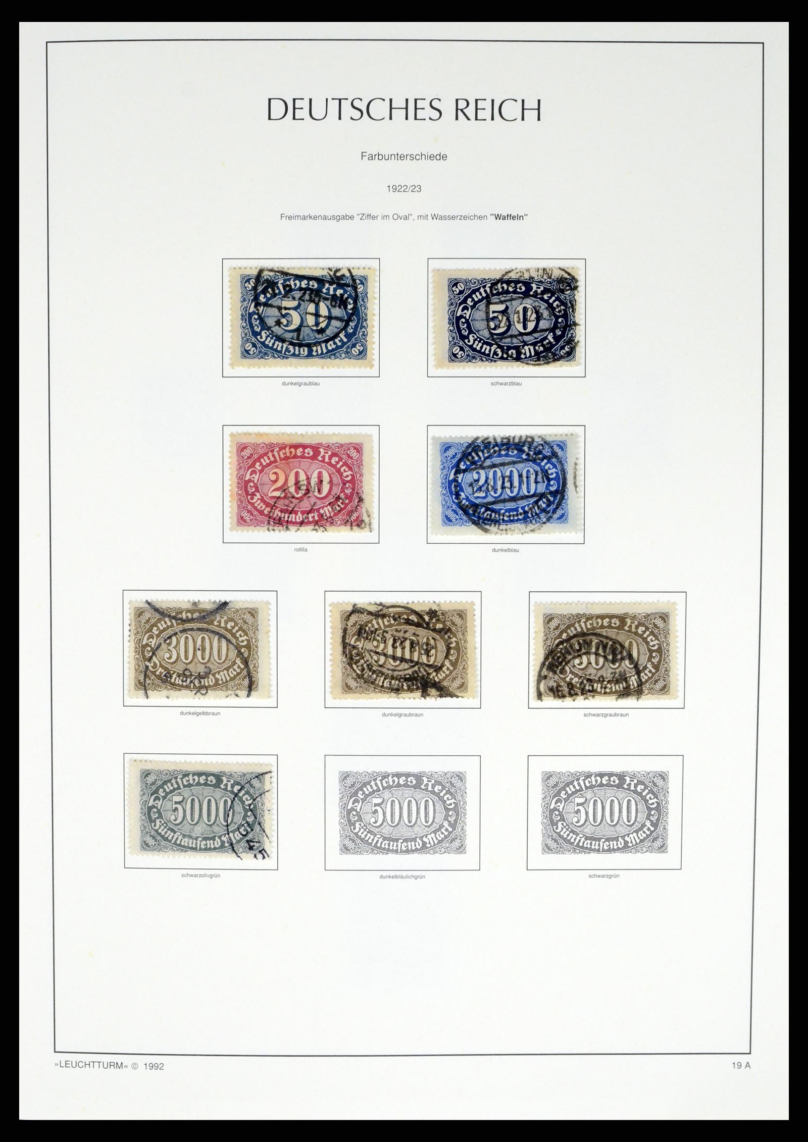 37497 037 - Stamp collection 37497 German Reich 1872-1945.