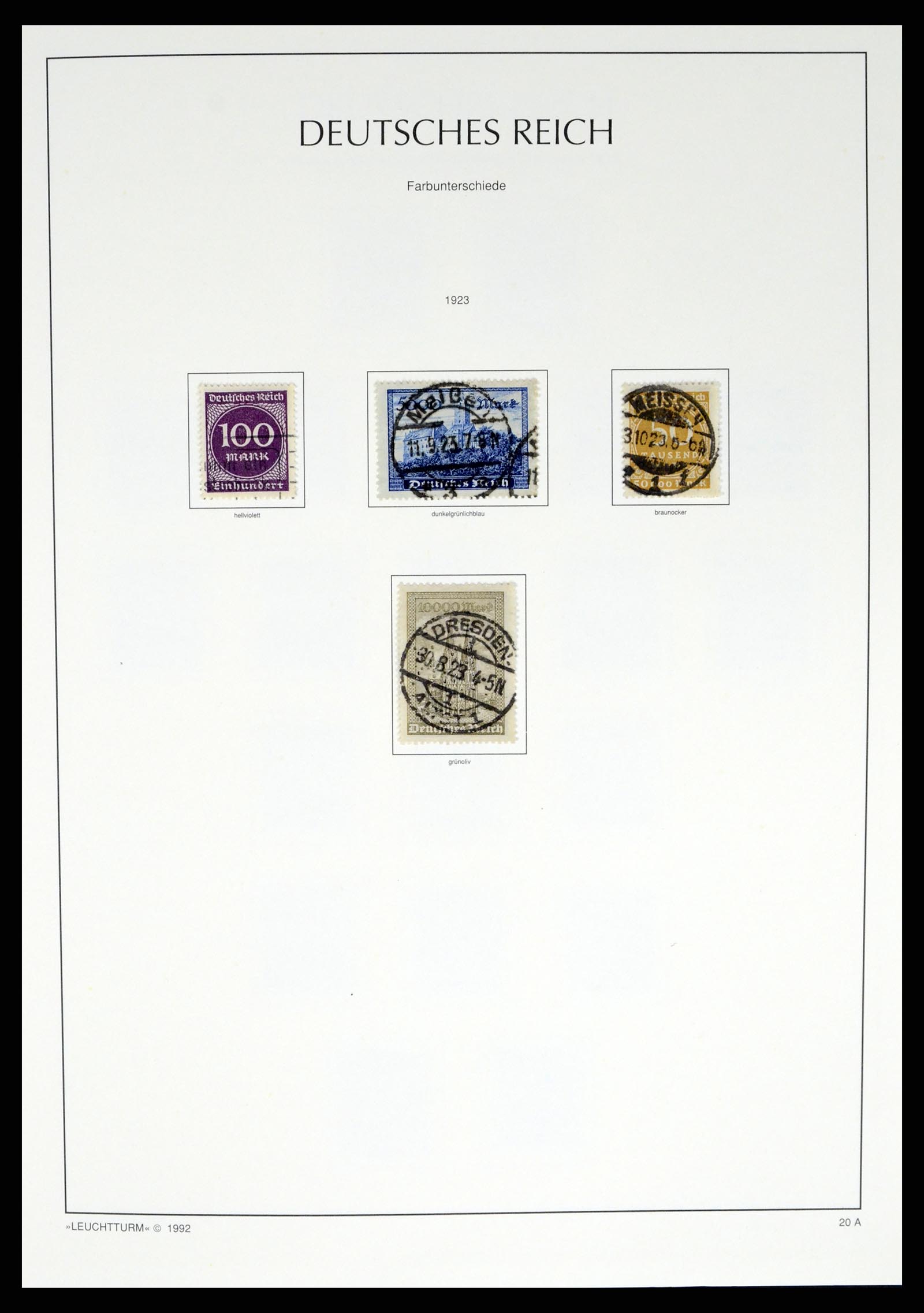 37497 039 - Stamp collection 37497 German Reich 1872-1945.