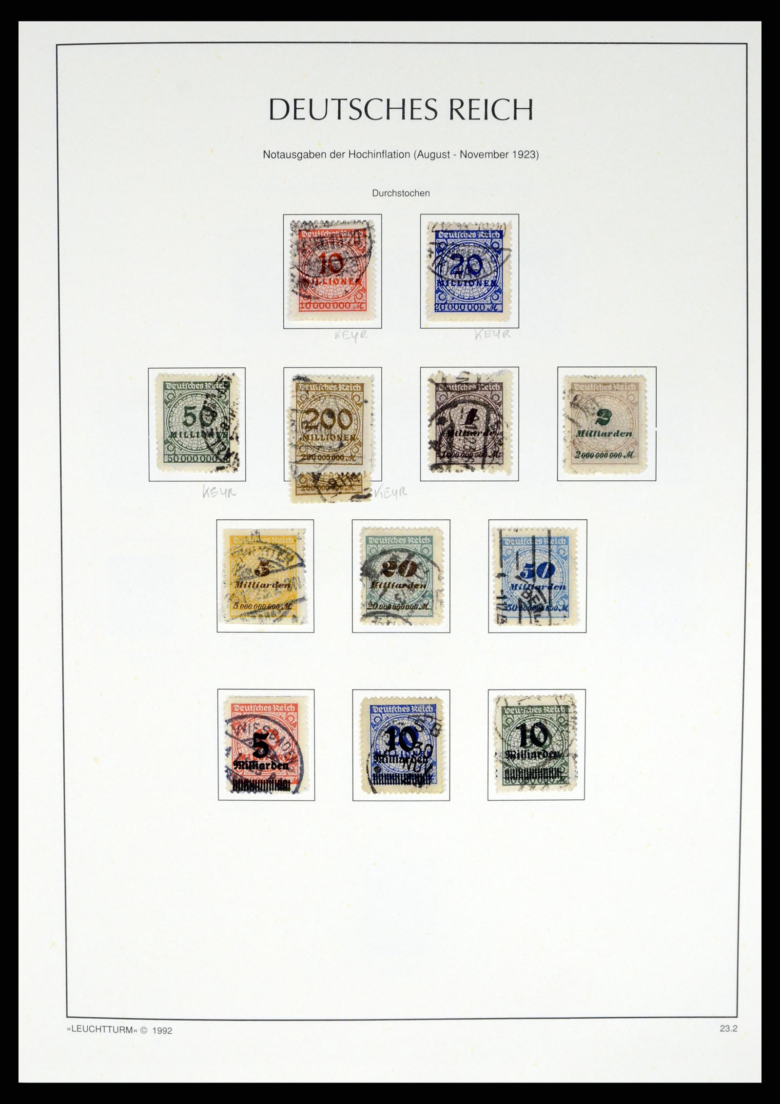 37497 043 - Stamp collection 37497 German Reich 1872-1945.