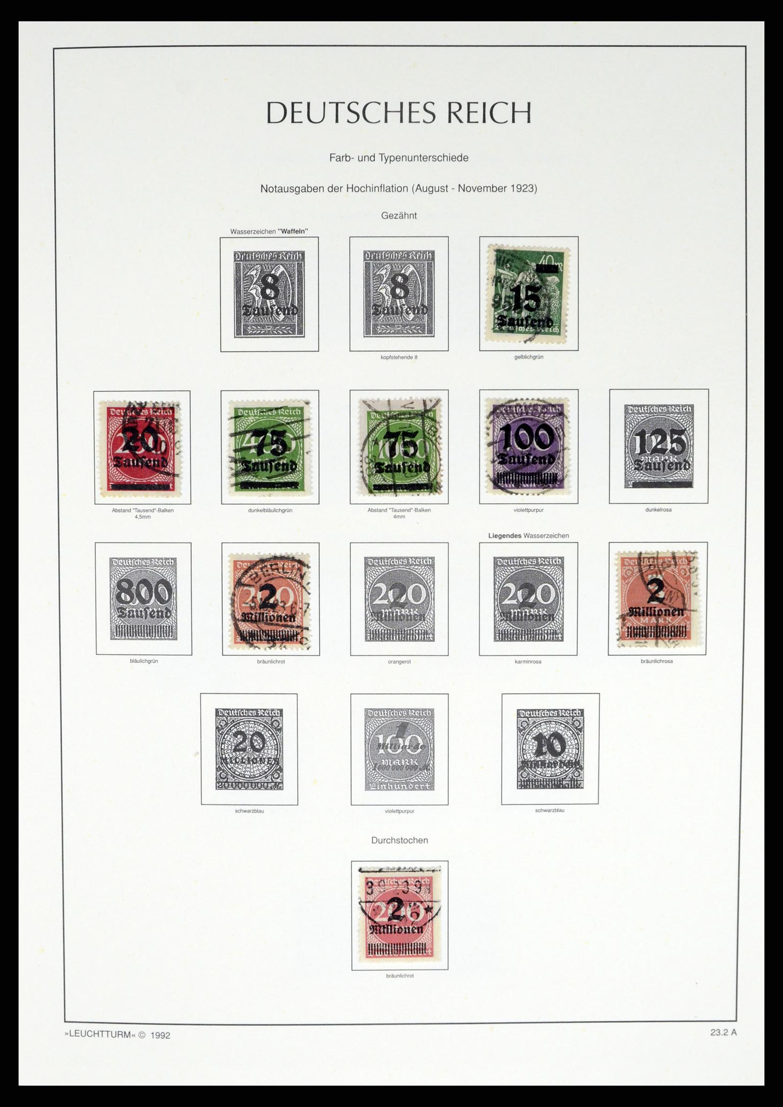 37497 044 - Stamp collection 37497 German Reich 1872-1945.