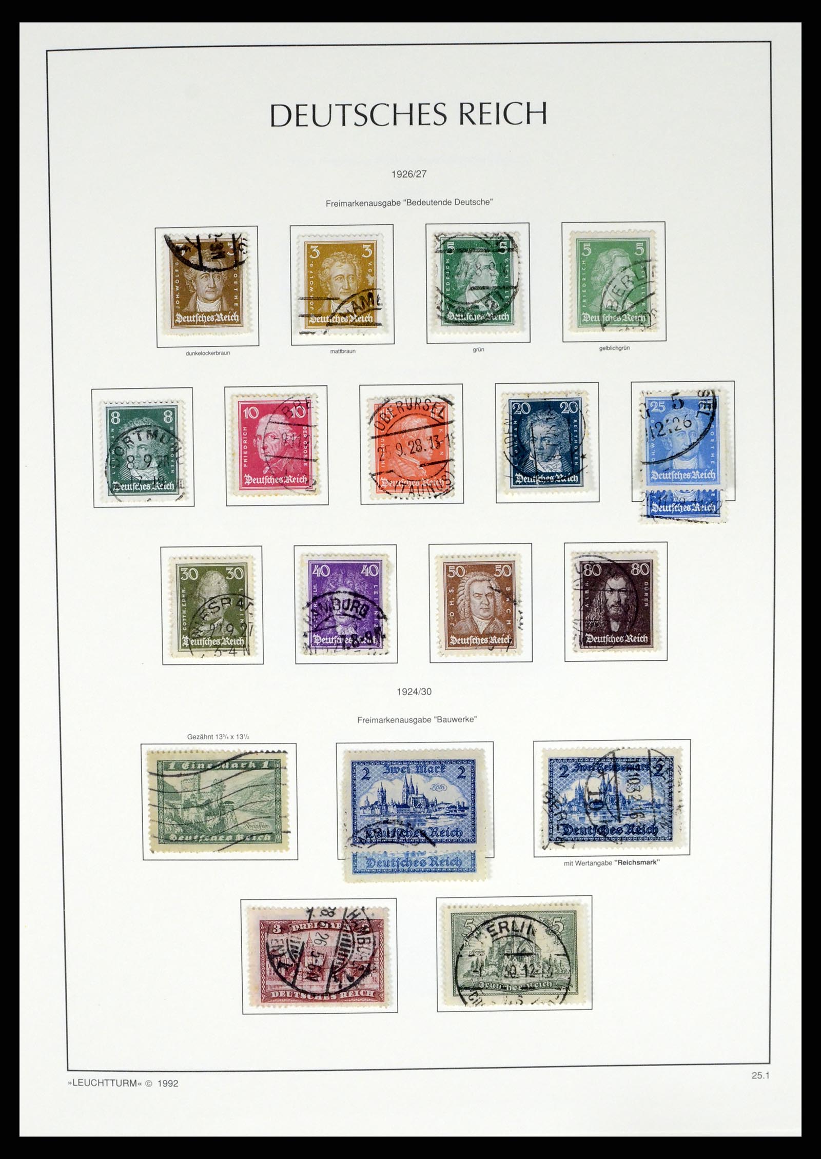37497 048 - Stamp collection 37497 German Reich 1872-1945.