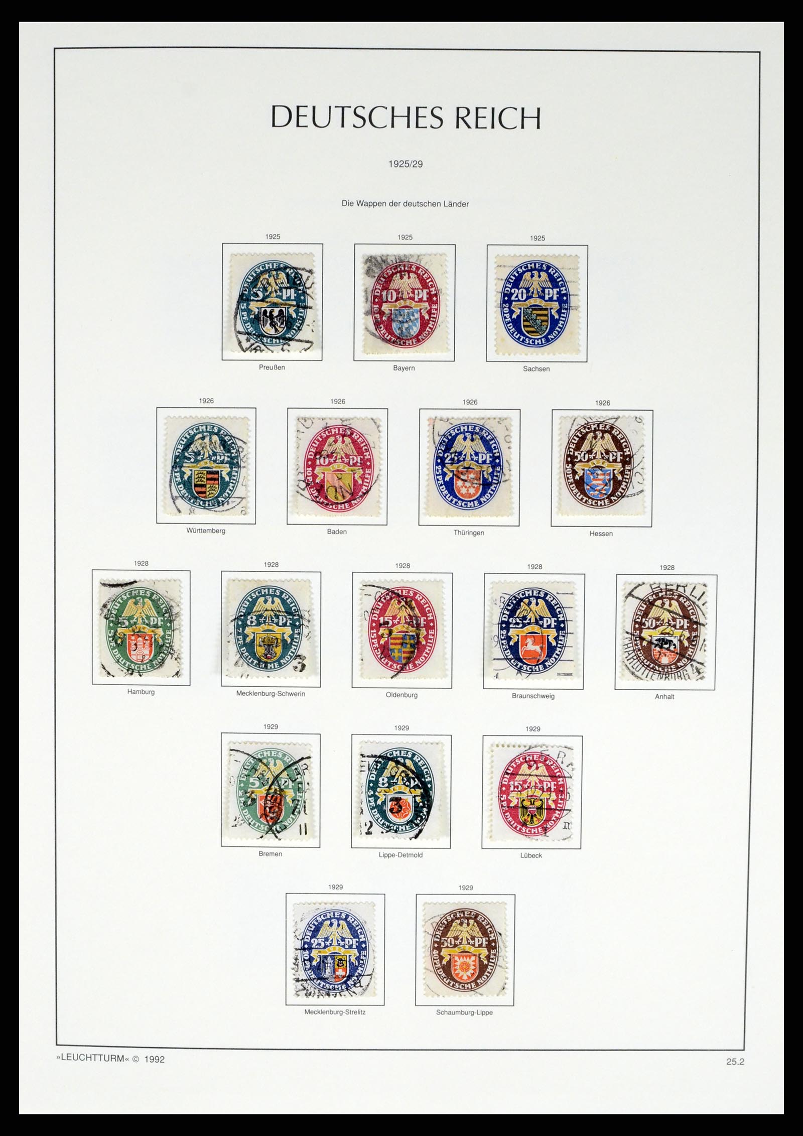 37497 050 - Stamp collection 37497 German Reich 1872-1945.