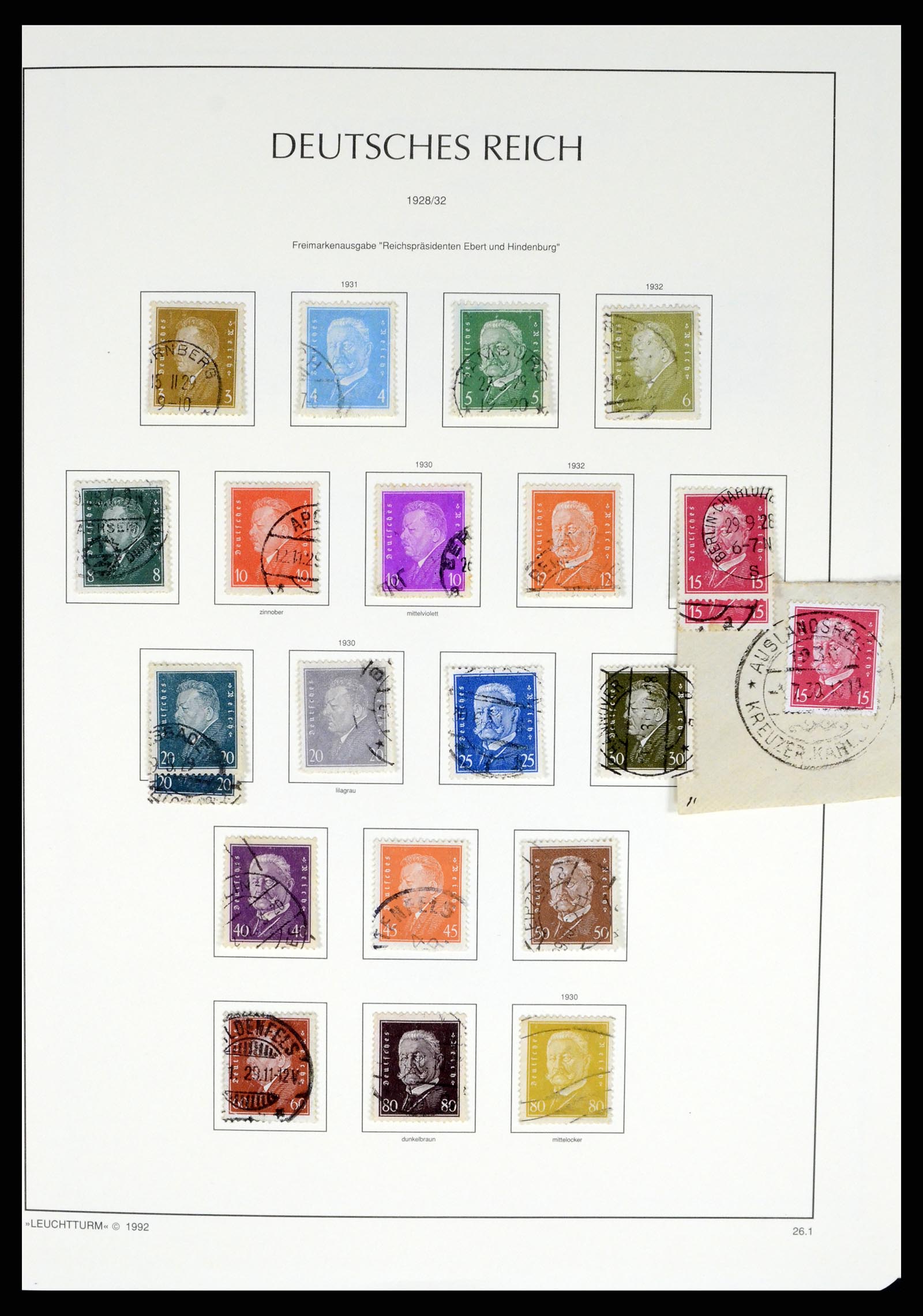 37497 051 - Stamp collection 37497 German Reich 1872-1945.