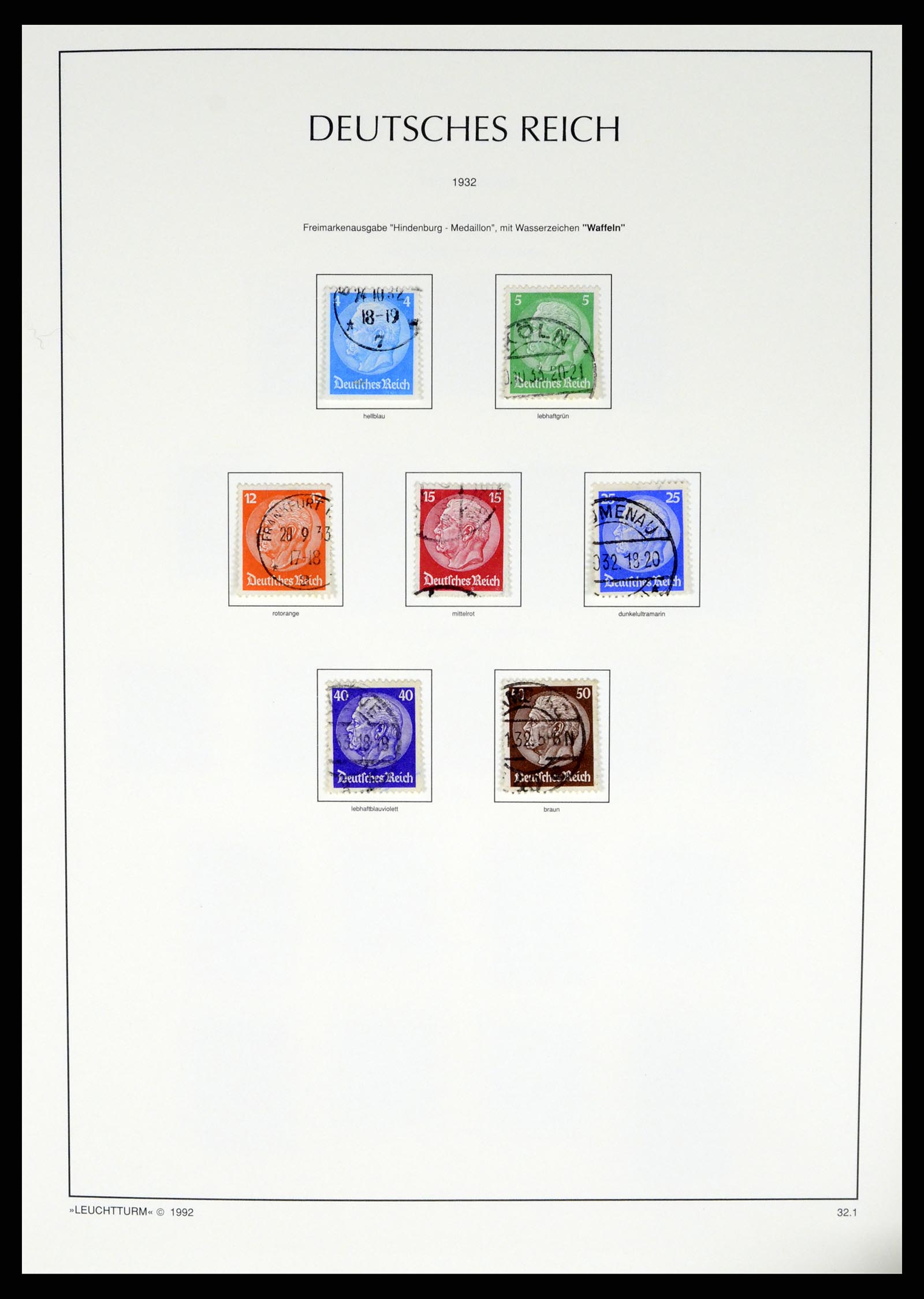 37497 054 - Stamp collection 37497 German Reich 1872-1945.