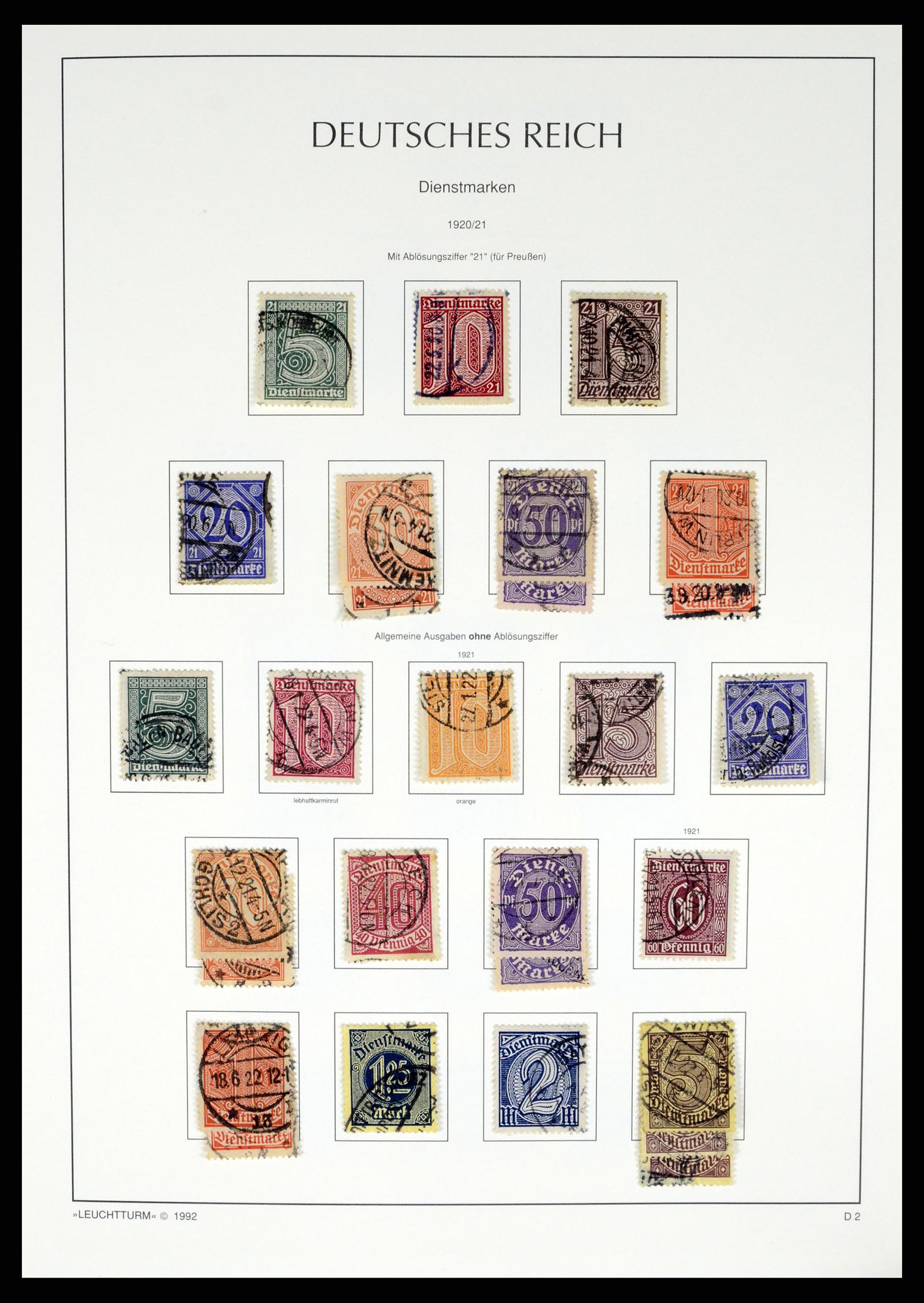 37497 055 - Postzegelverzameling 37497 Duitse Rijk 1872-1945.