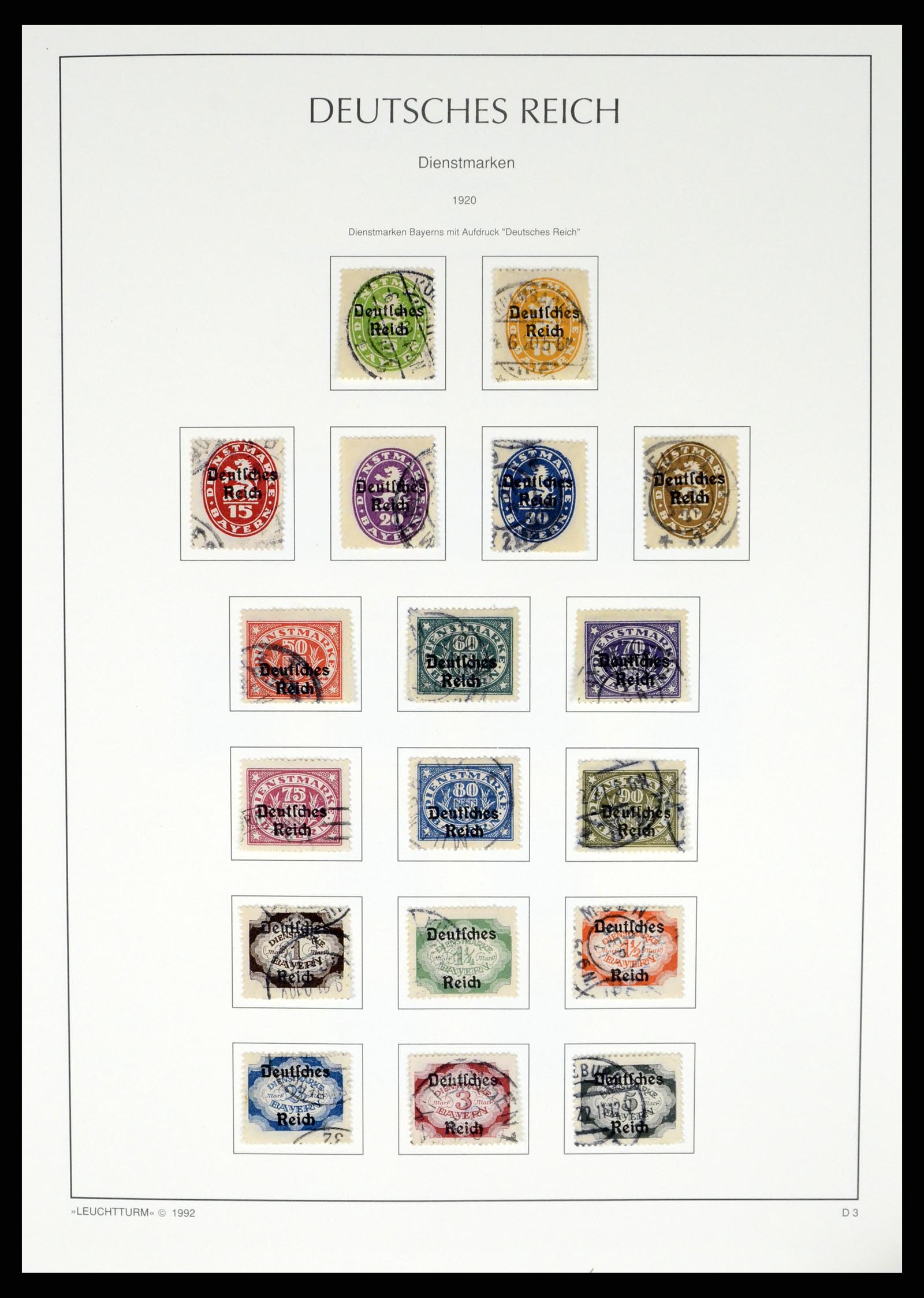 37497 056 - Stamp collection 37497 German Reich 1872-1945.