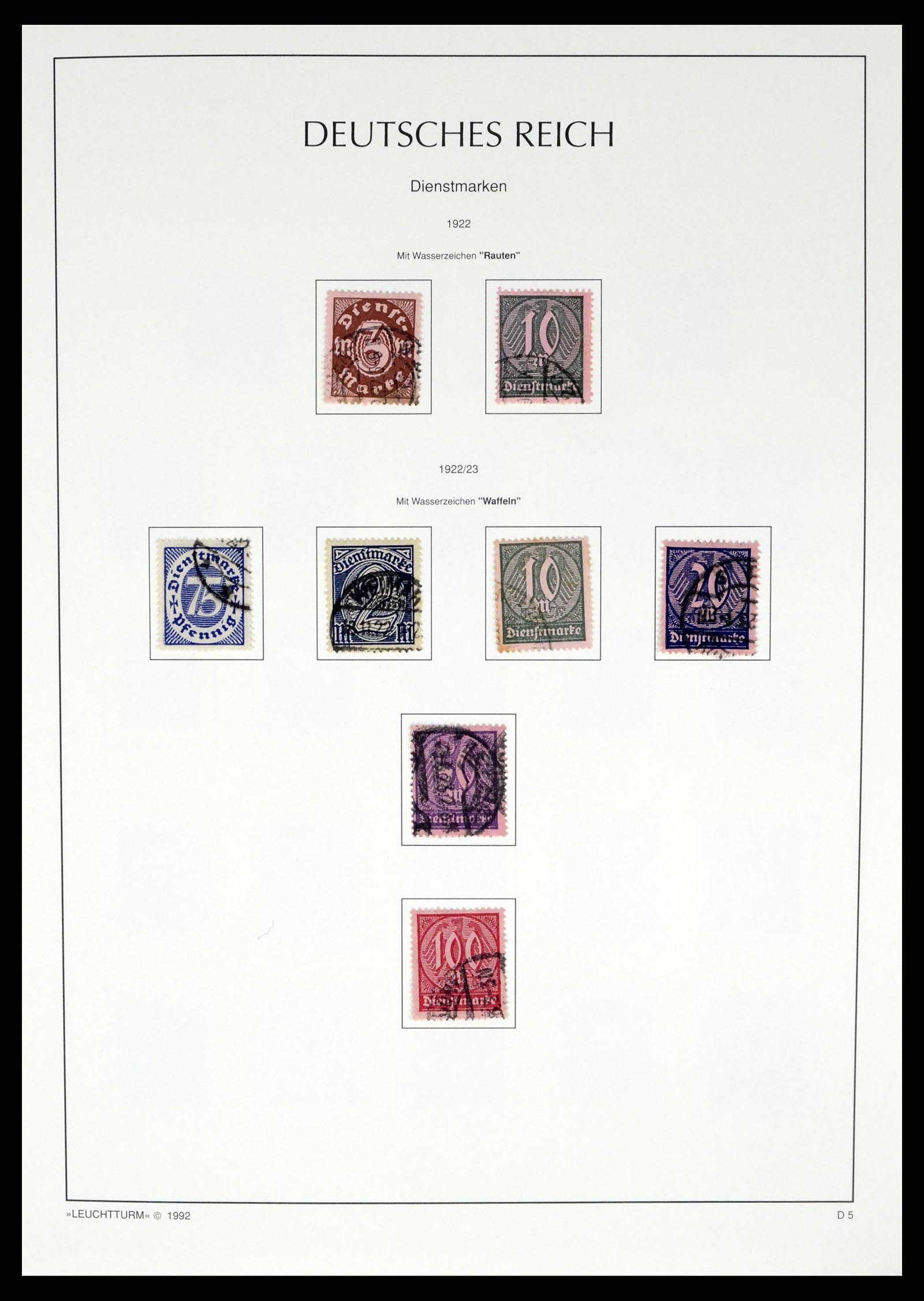37497 058 - Postzegelverzameling 37497 Duitse Rijk 1872-1945.