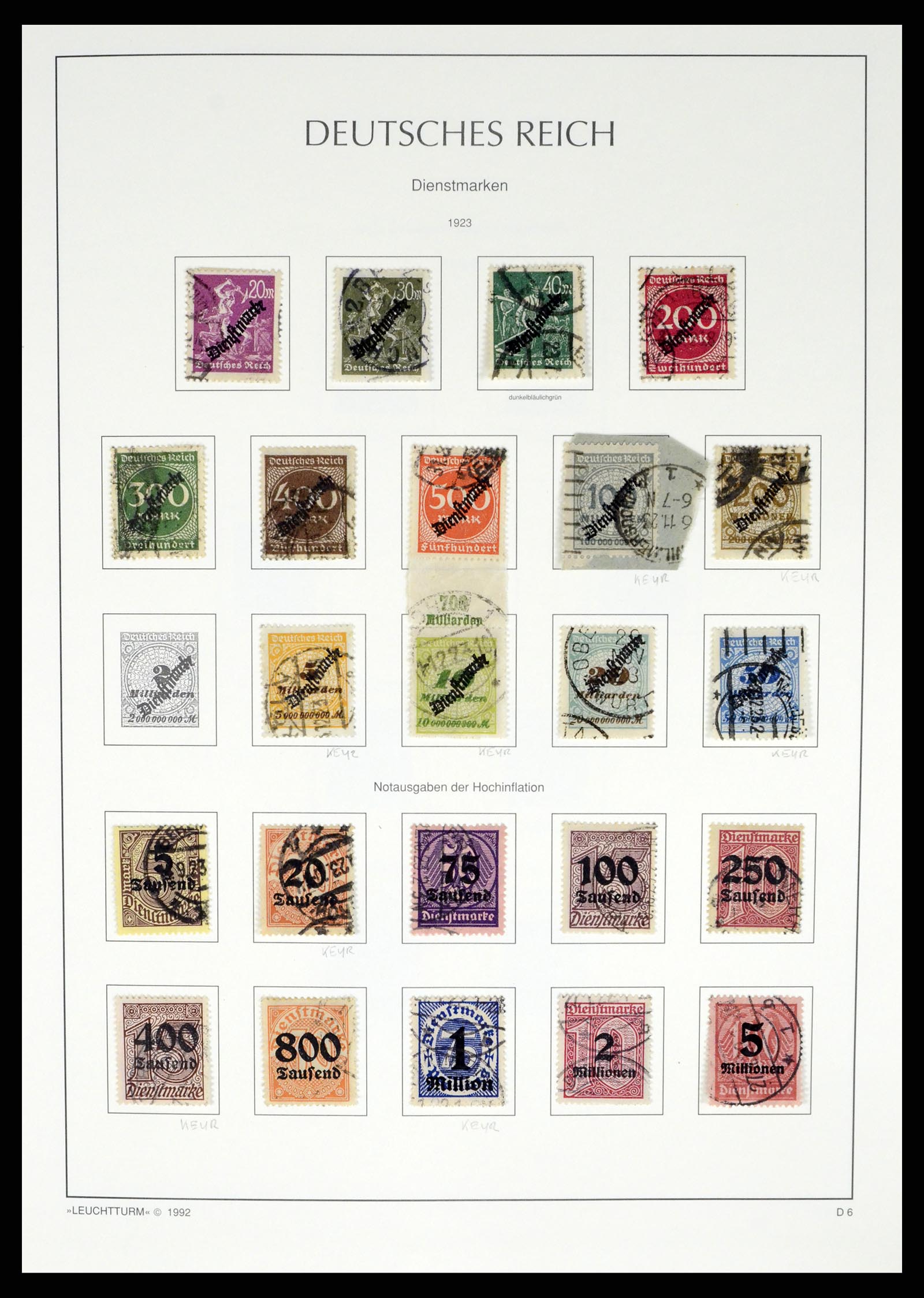 37497 059 - Postzegelverzameling 37497 Duitse Rijk 1872-1945.