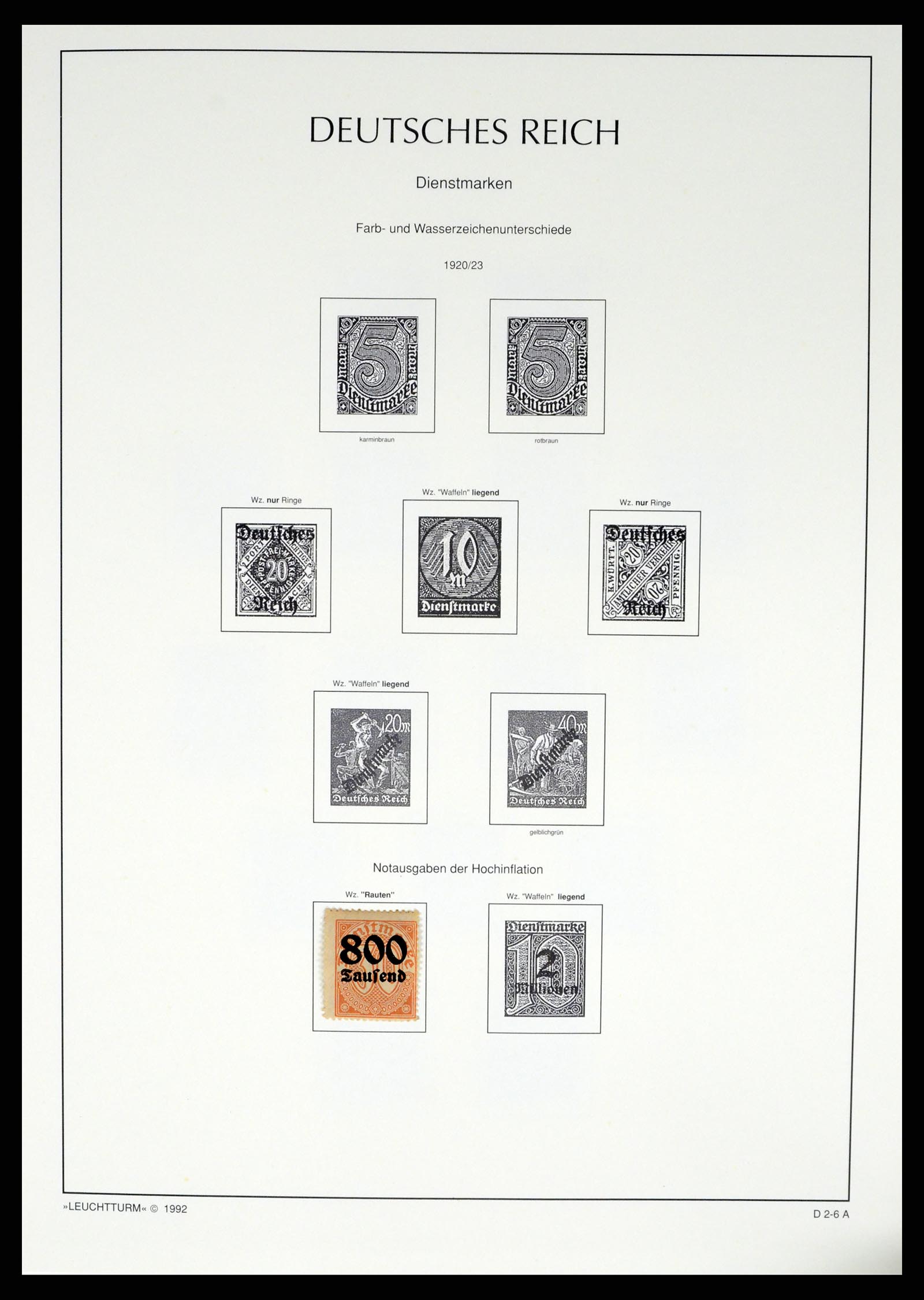 37497 060 - Stamp collection 37497 German Reich 1872-1945.