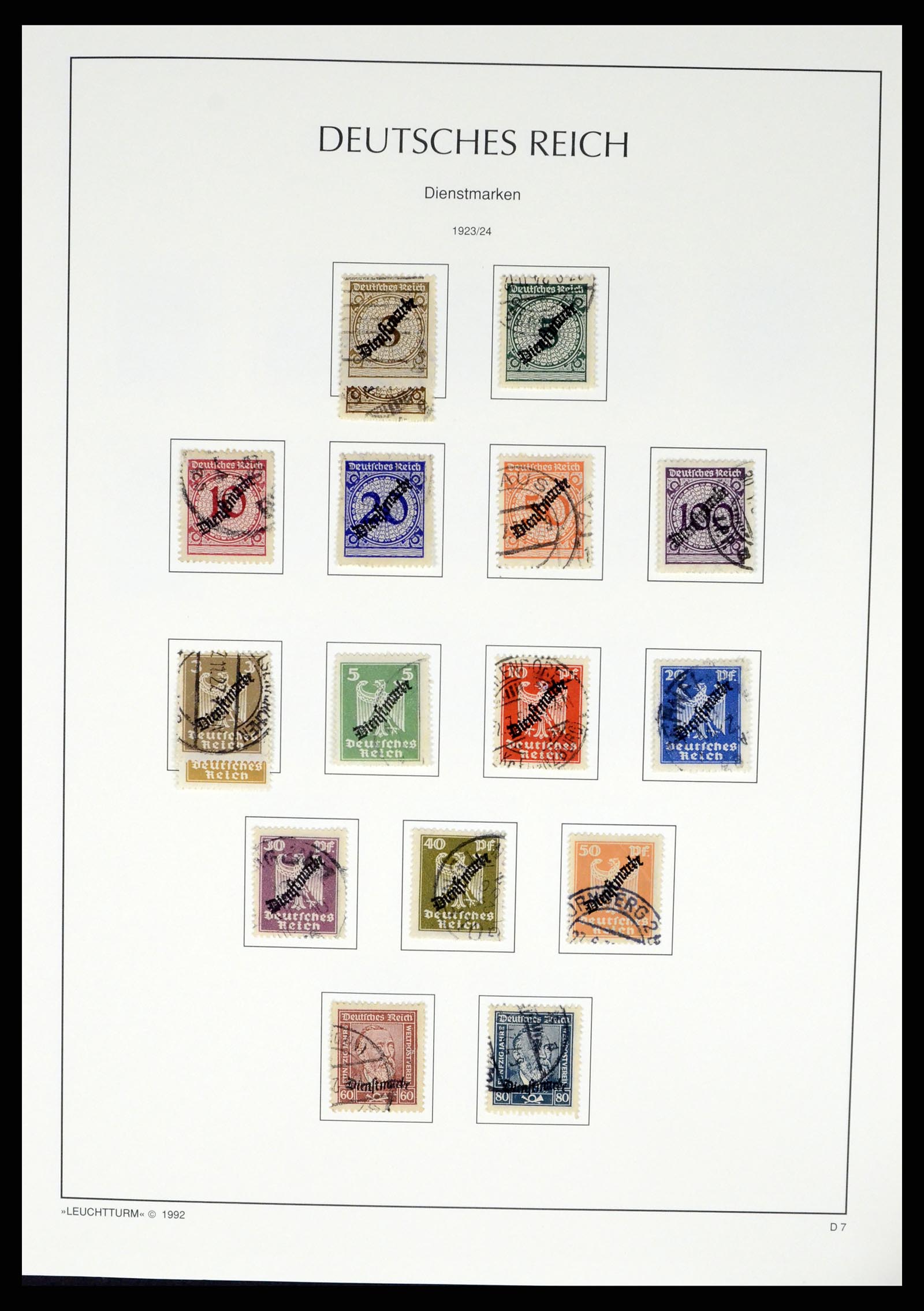 37497 061 - Postzegelverzameling 37497 Duitse Rijk 1872-1945.