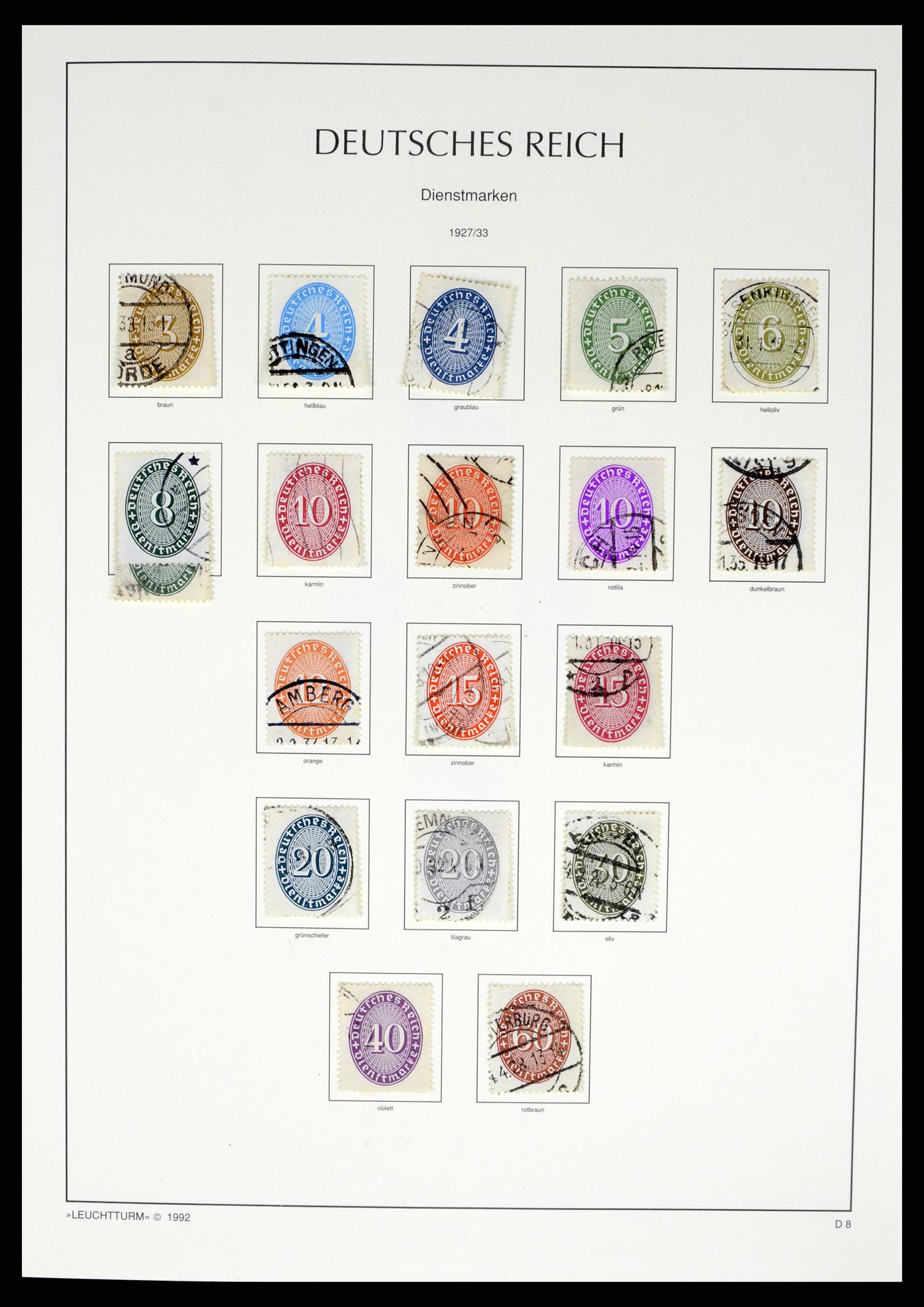 37497 062 - Postzegelverzameling 37497 Duitse Rijk 1872-1945.