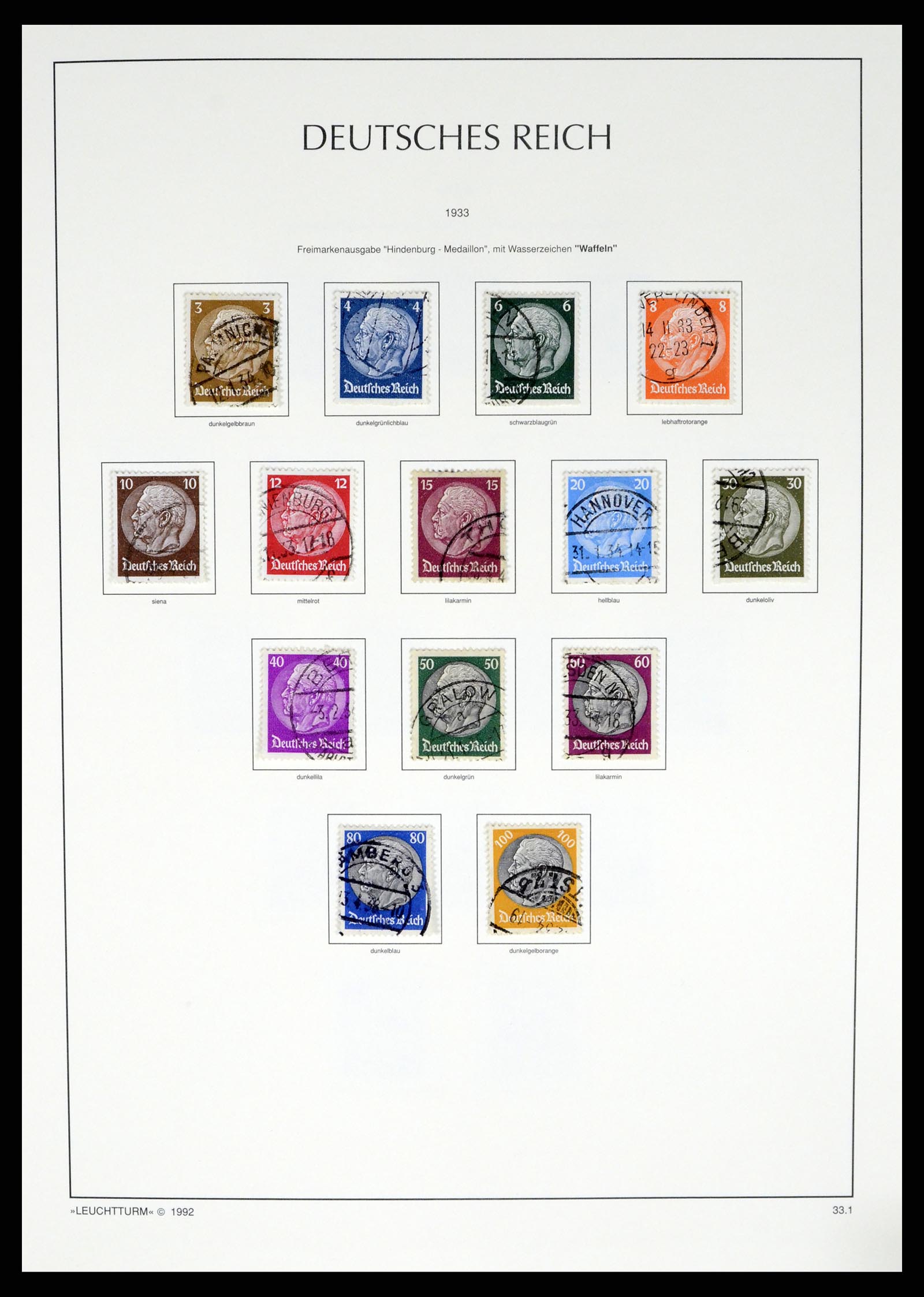 37497 064 - Postzegelverzameling 37497 Duitse Rijk 1872-1945.