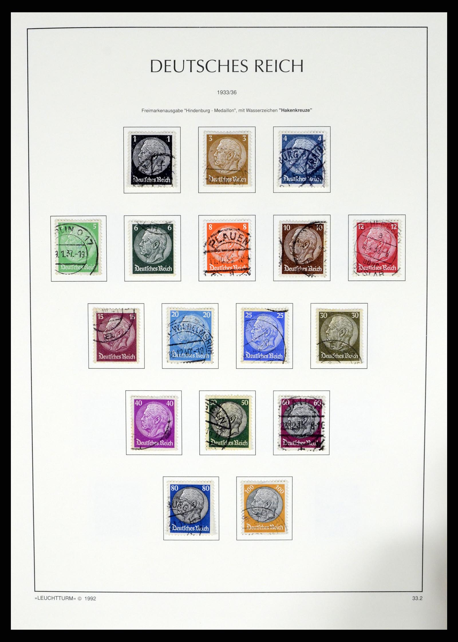 37497 065 - Postzegelverzameling 37497 Duitse Rijk 1872-1945.