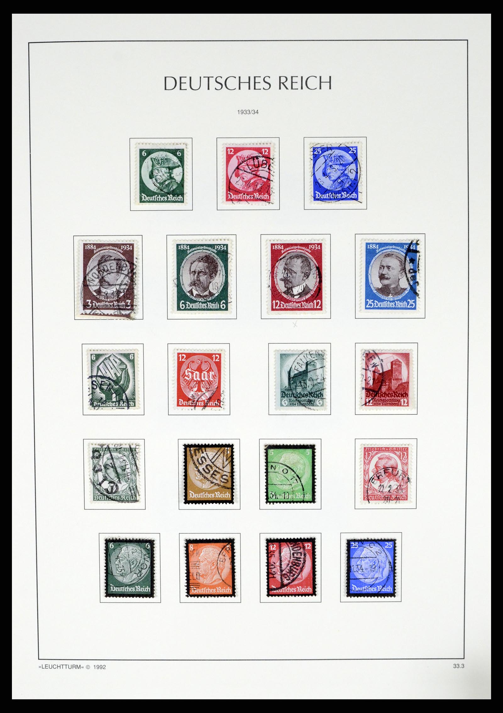 37497 066 - Postzegelverzameling 37497 Duitse Rijk 1872-1945.