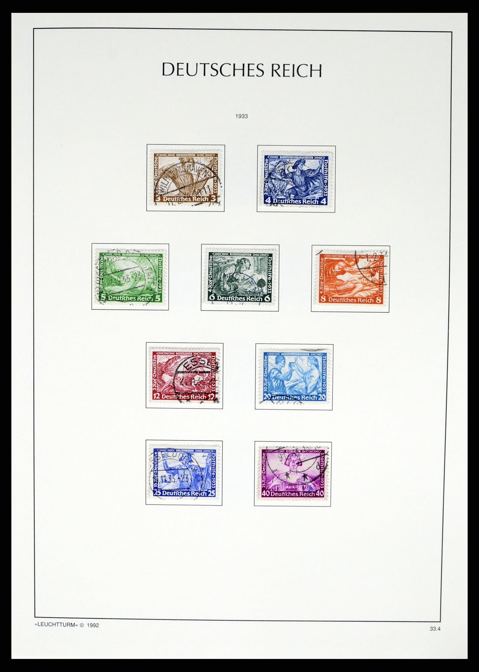 37497 067 - Postzegelverzameling 37497 Duitse Rijk 1872-1945.