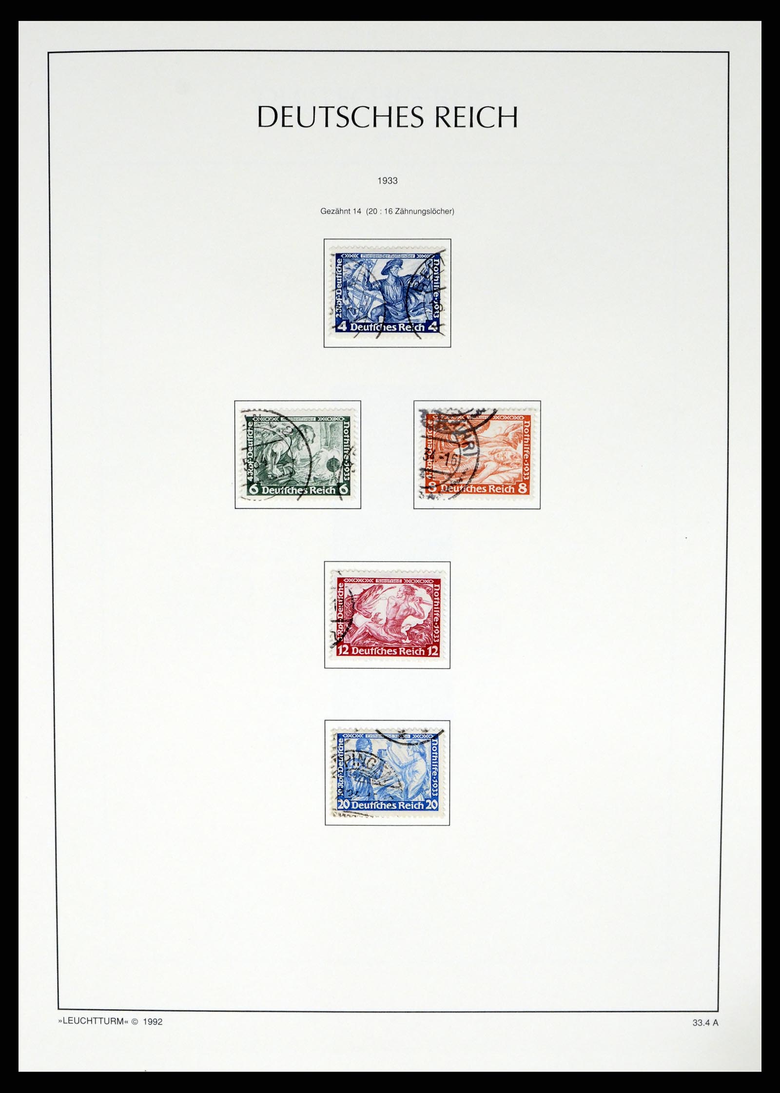 37497 068 - Postzegelverzameling 37497 Duitse Rijk 1872-1945.