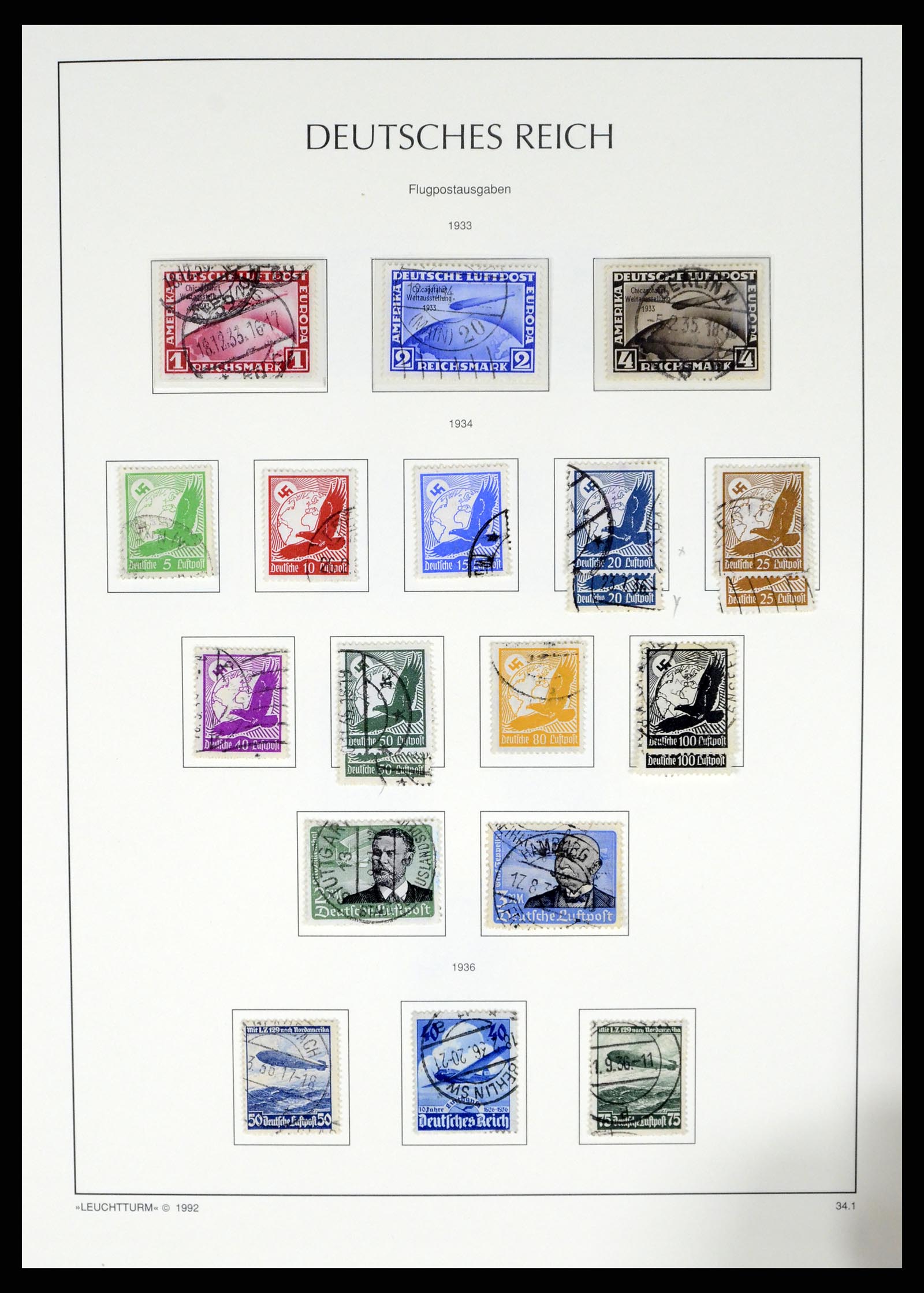 37497 069 - Postzegelverzameling 37497 Duitse Rijk 1872-1945.