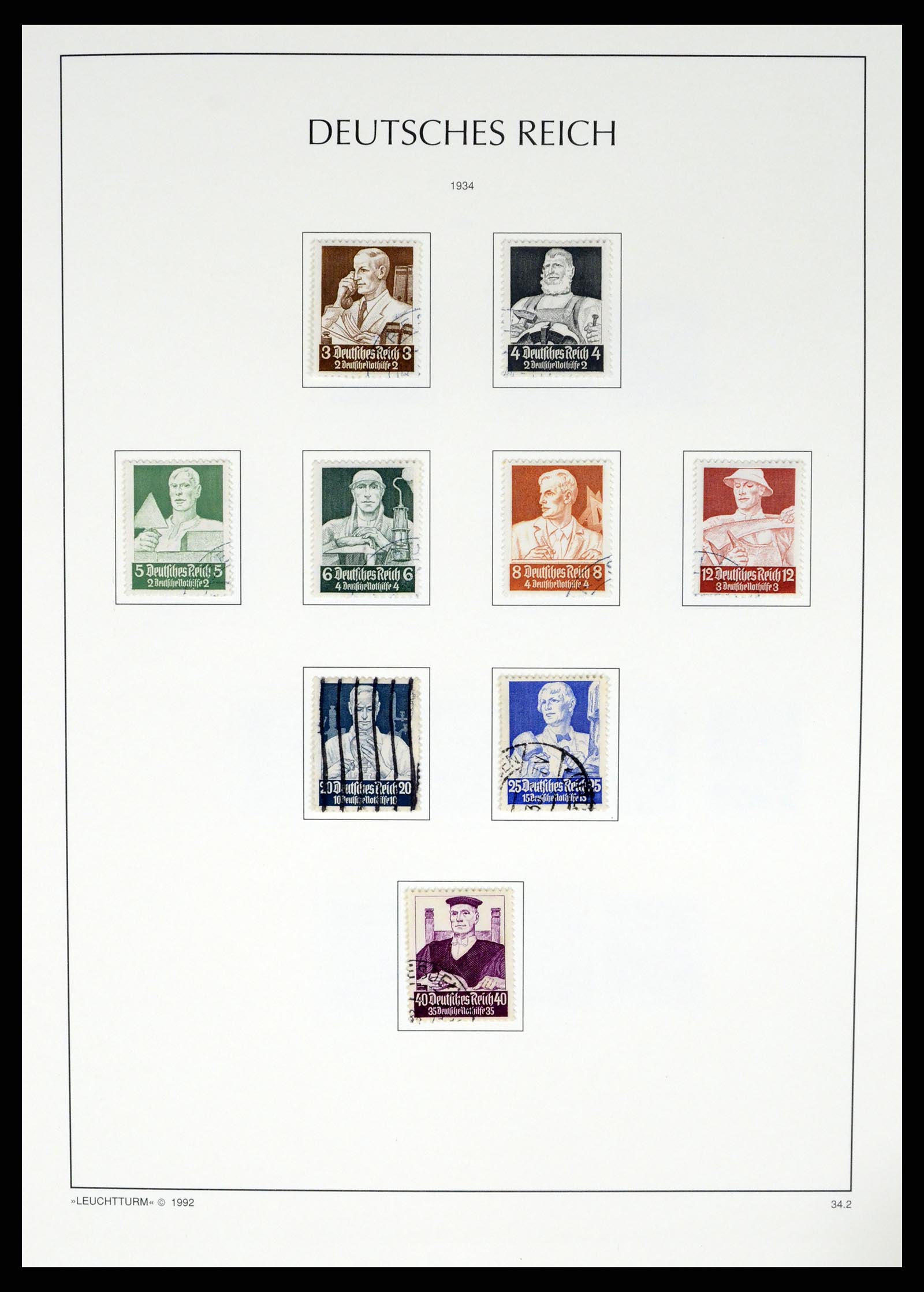 37497 070 - Postzegelverzameling 37497 Duitse Rijk 1872-1945.