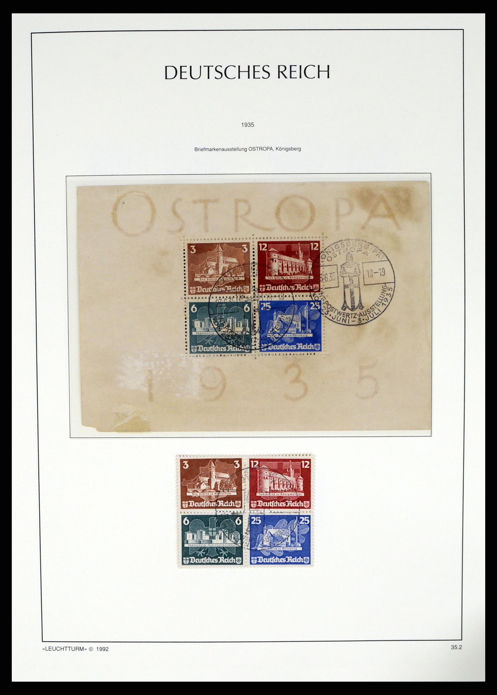 37497 072 - Postzegelverzameling 37497 Duitse Rijk 1872-1945.