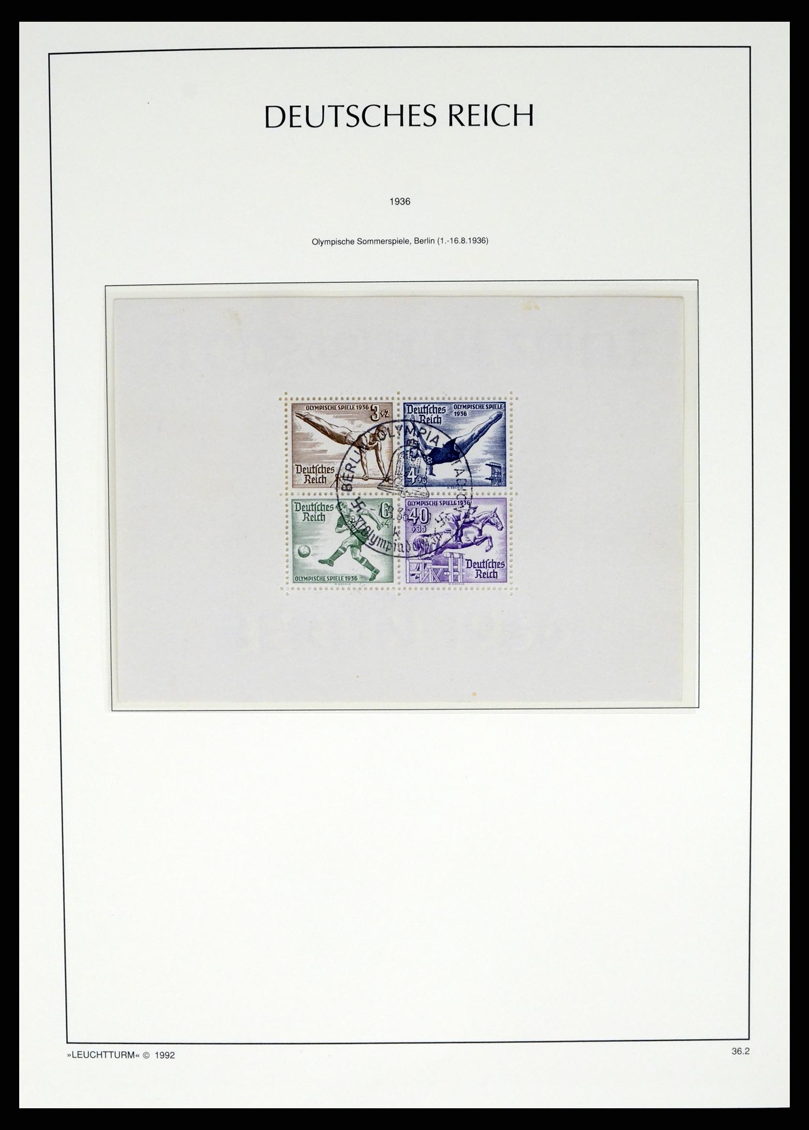 37497 076 - Postzegelverzameling 37497 Duitse Rijk 1872-1945.