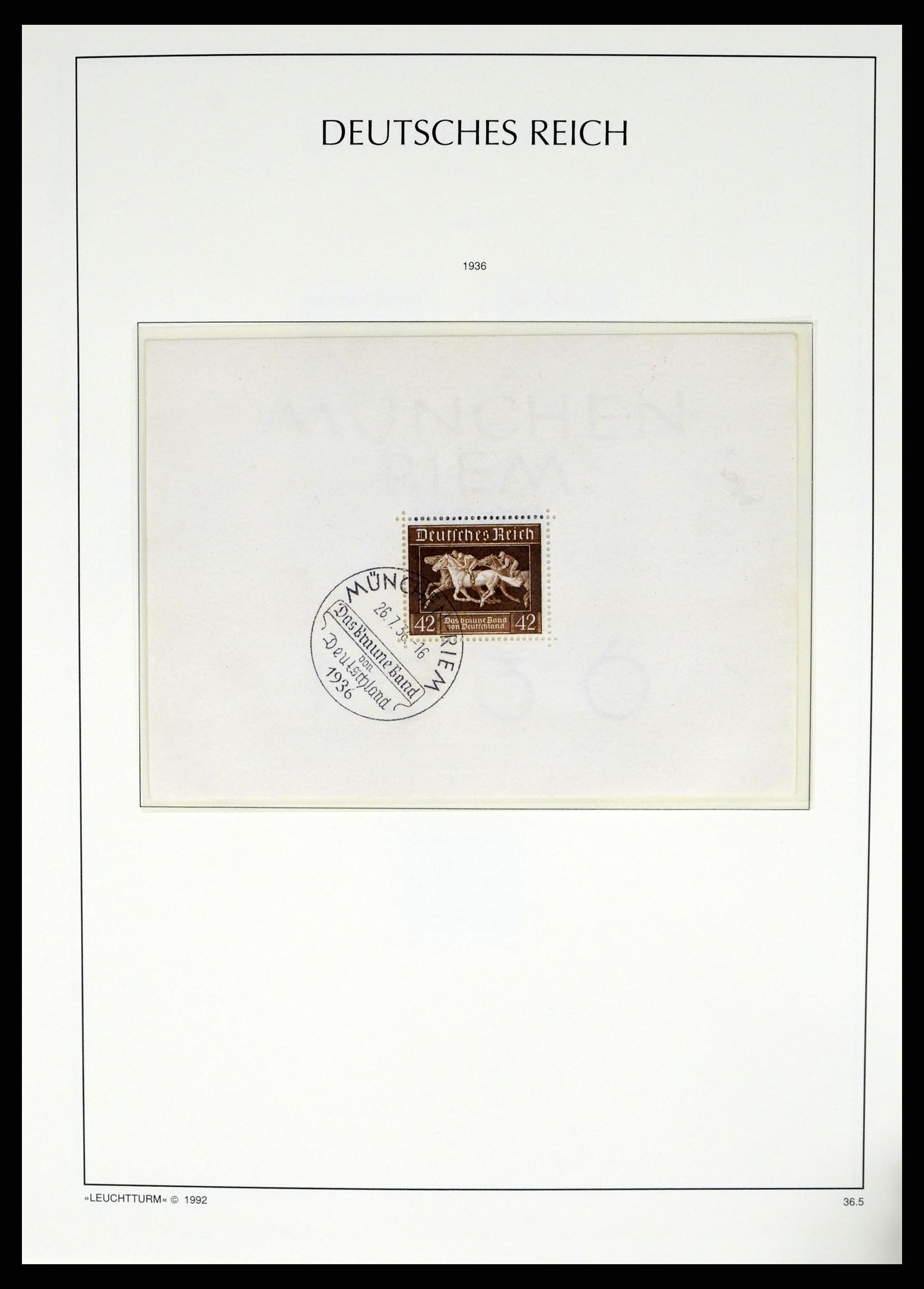 37497 079 - Postzegelverzameling 37497 Duitse Rijk 1872-1945.
