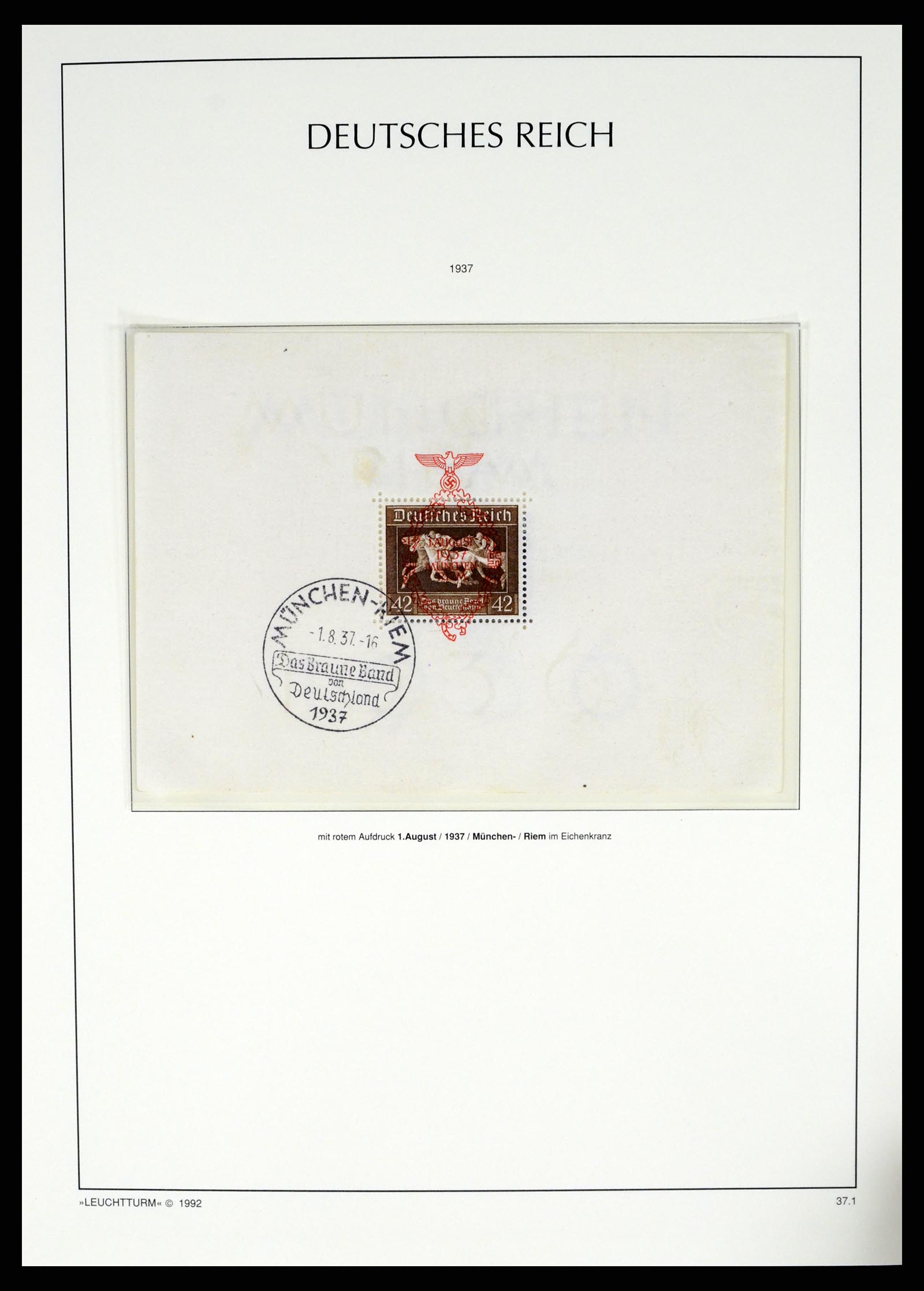 37497 081 - Postzegelverzameling 37497 Duitse Rijk 1872-1945.