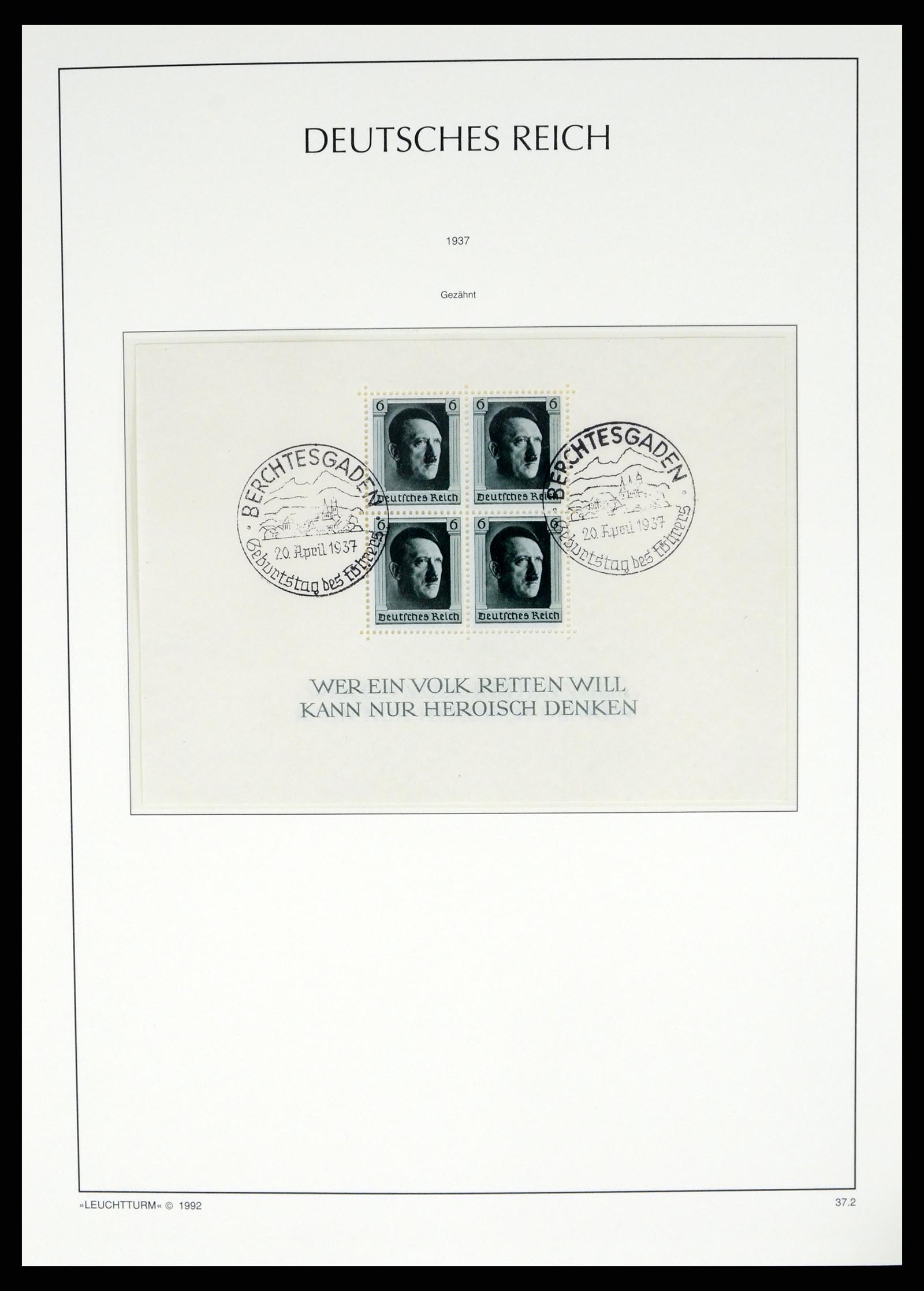 37497 082 - Postzegelverzameling 37497 Duitse Rijk 1872-1945.