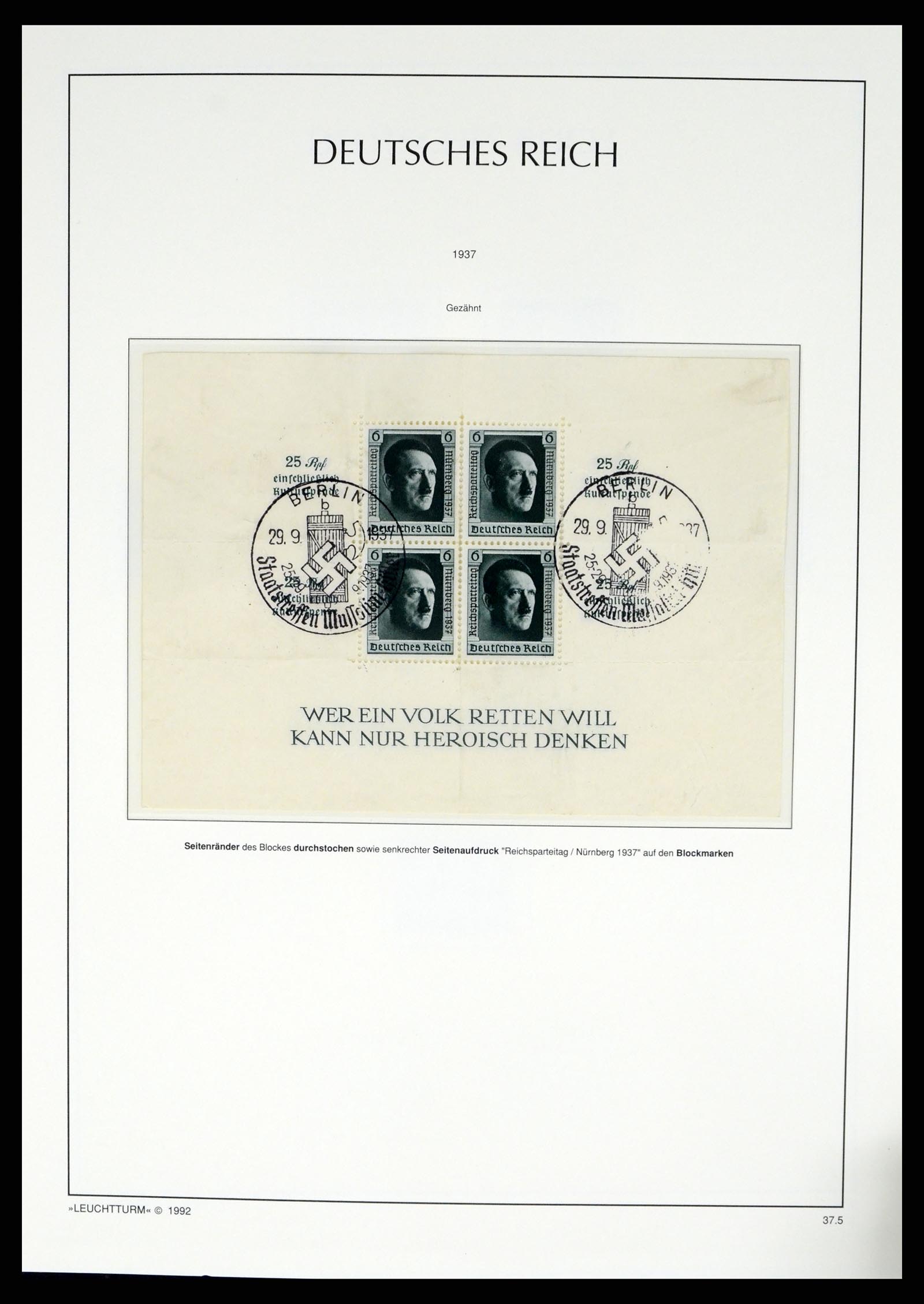 37497 085 - Postzegelverzameling 37497 Duitse Rijk 1872-1945.