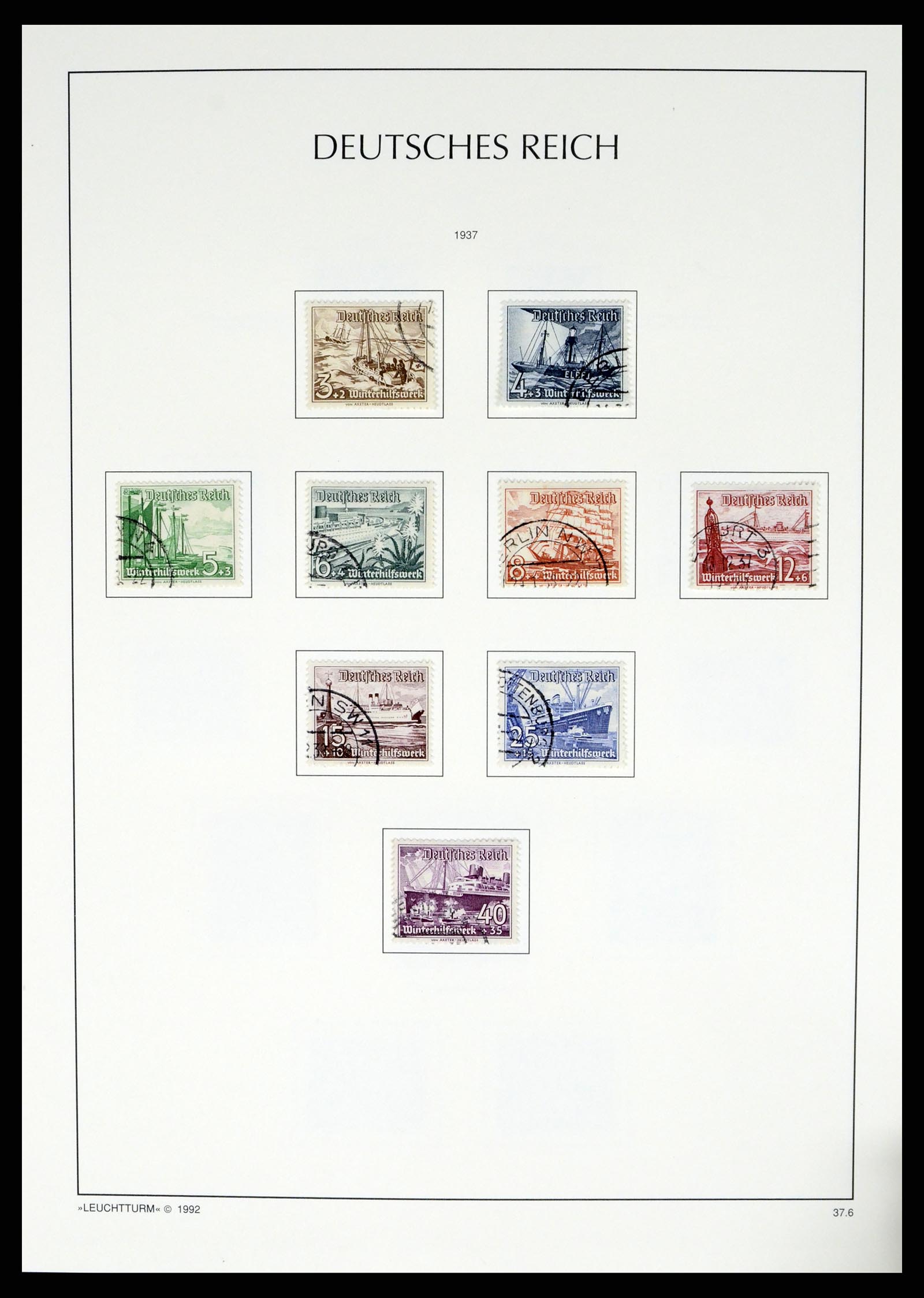 37497 086 - Postzegelverzameling 37497 Duitse Rijk 1872-1945.