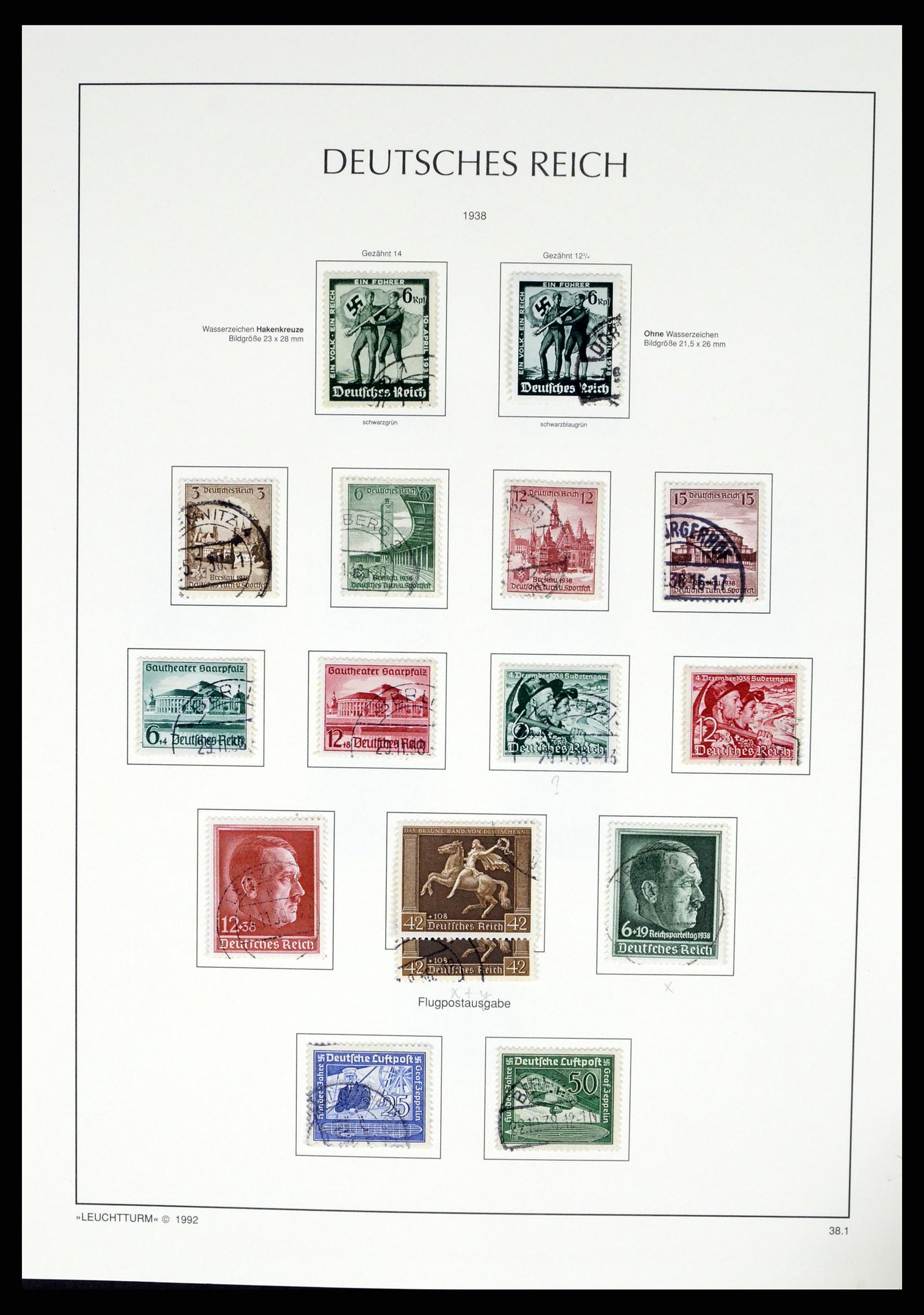 37497 087 - Postzegelverzameling 37497 Duitse Rijk 1872-1945.