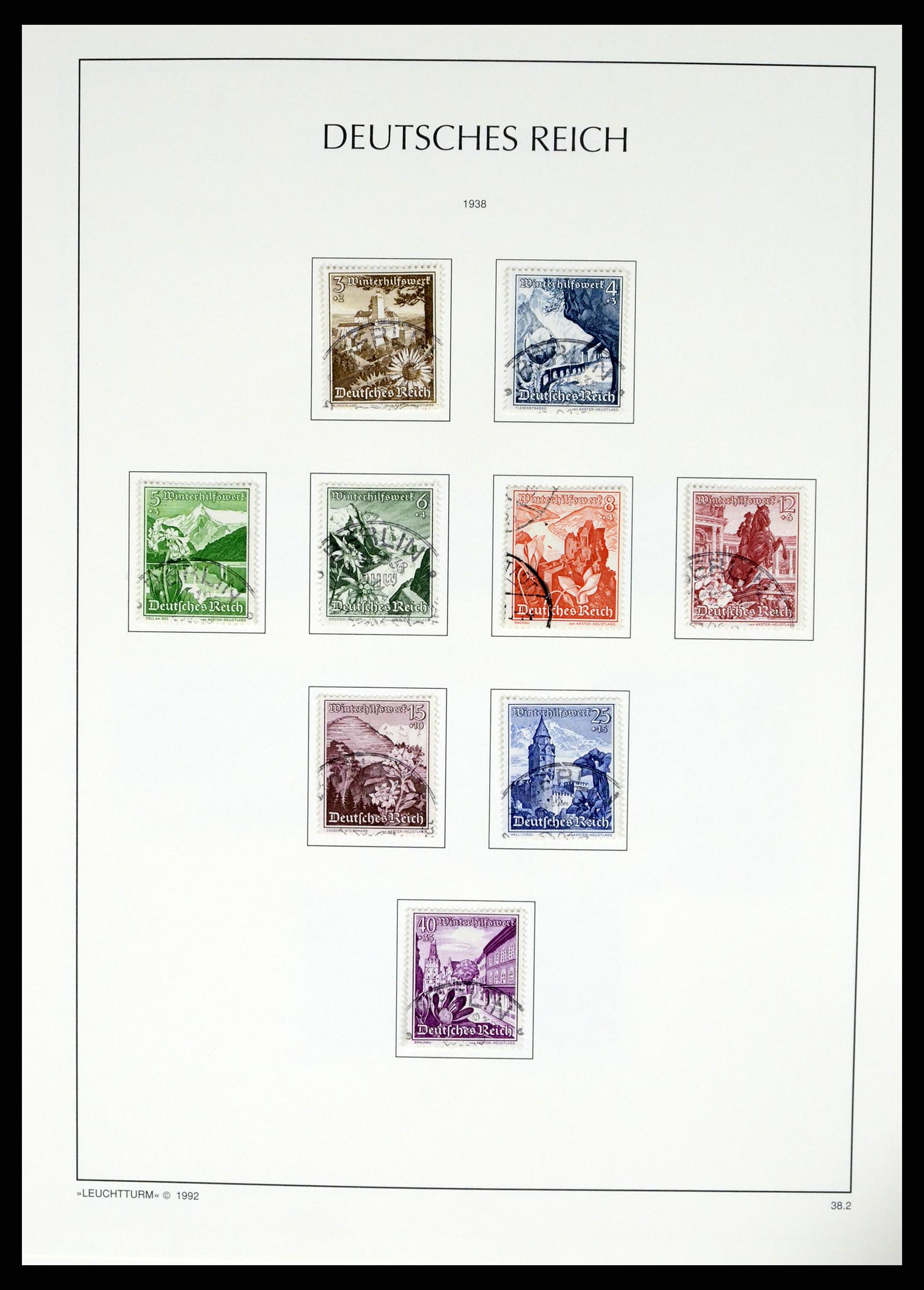 37497 088 - Postzegelverzameling 37497 Duitse Rijk 1872-1945.