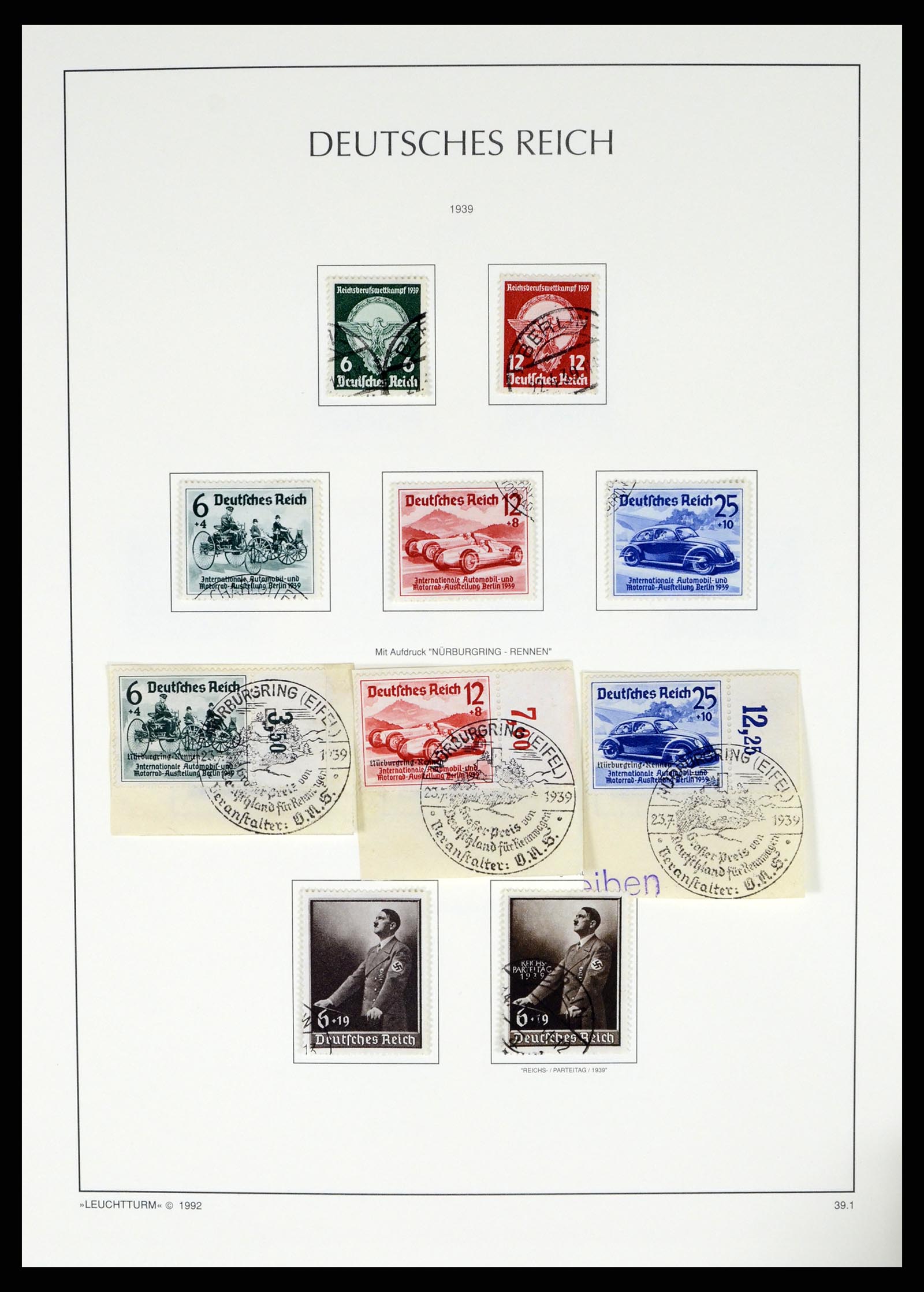 37497 089 - Postzegelverzameling 37497 Duitse Rijk 1872-1945.