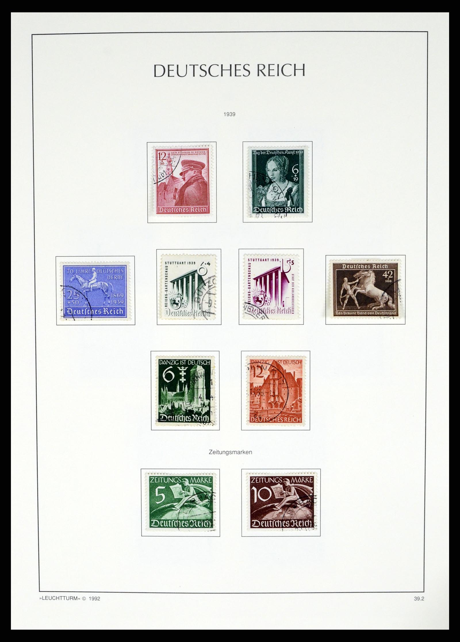 37497 090 - Postzegelverzameling 37497 Duitse Rijk 1872-1945.