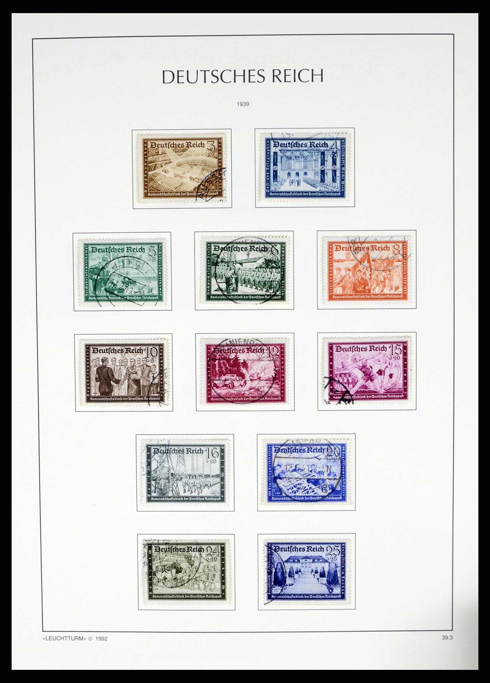37497 091 - Postzegelverzameling 37497 Duitse Rijk 1872-1945.