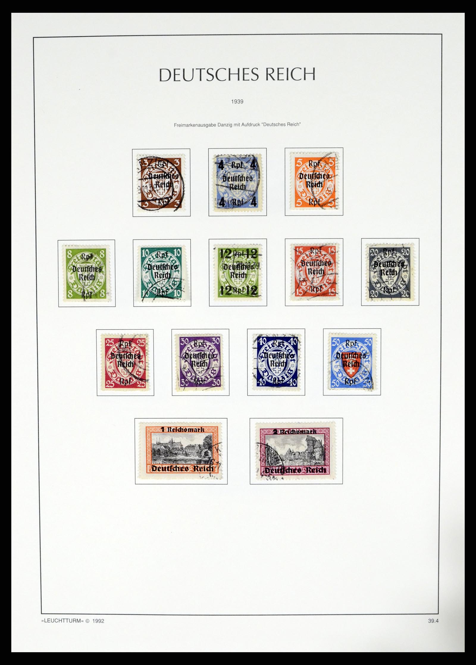 37497 092 - Postzegelverzameling 37497 Duitse Rijk 1872-1945.