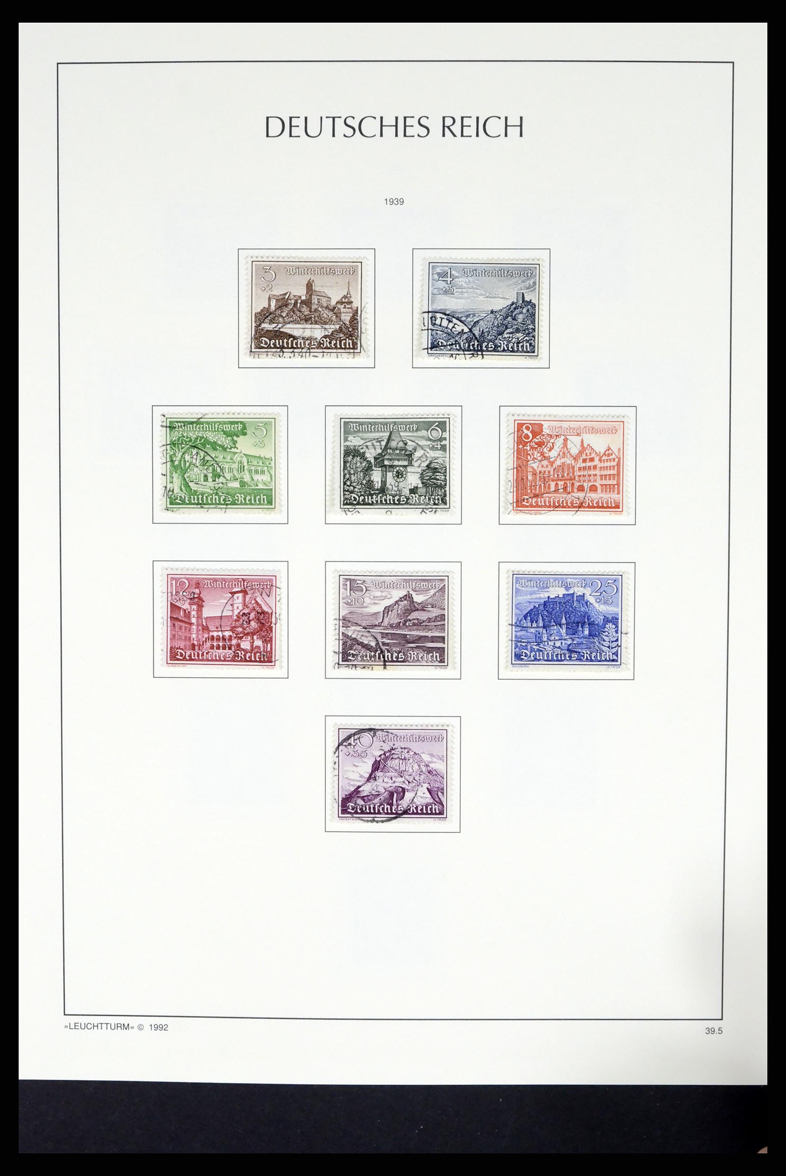 37497 093 - Postzegelverzameling 37497 Duitse Rijk 1872-1945.