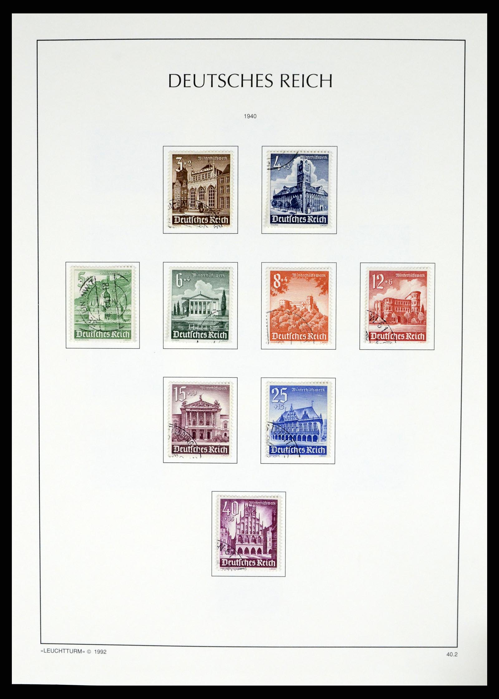 37497 095 - Postzegelverzameling 37497 Duitse Rijk 1872-1945.