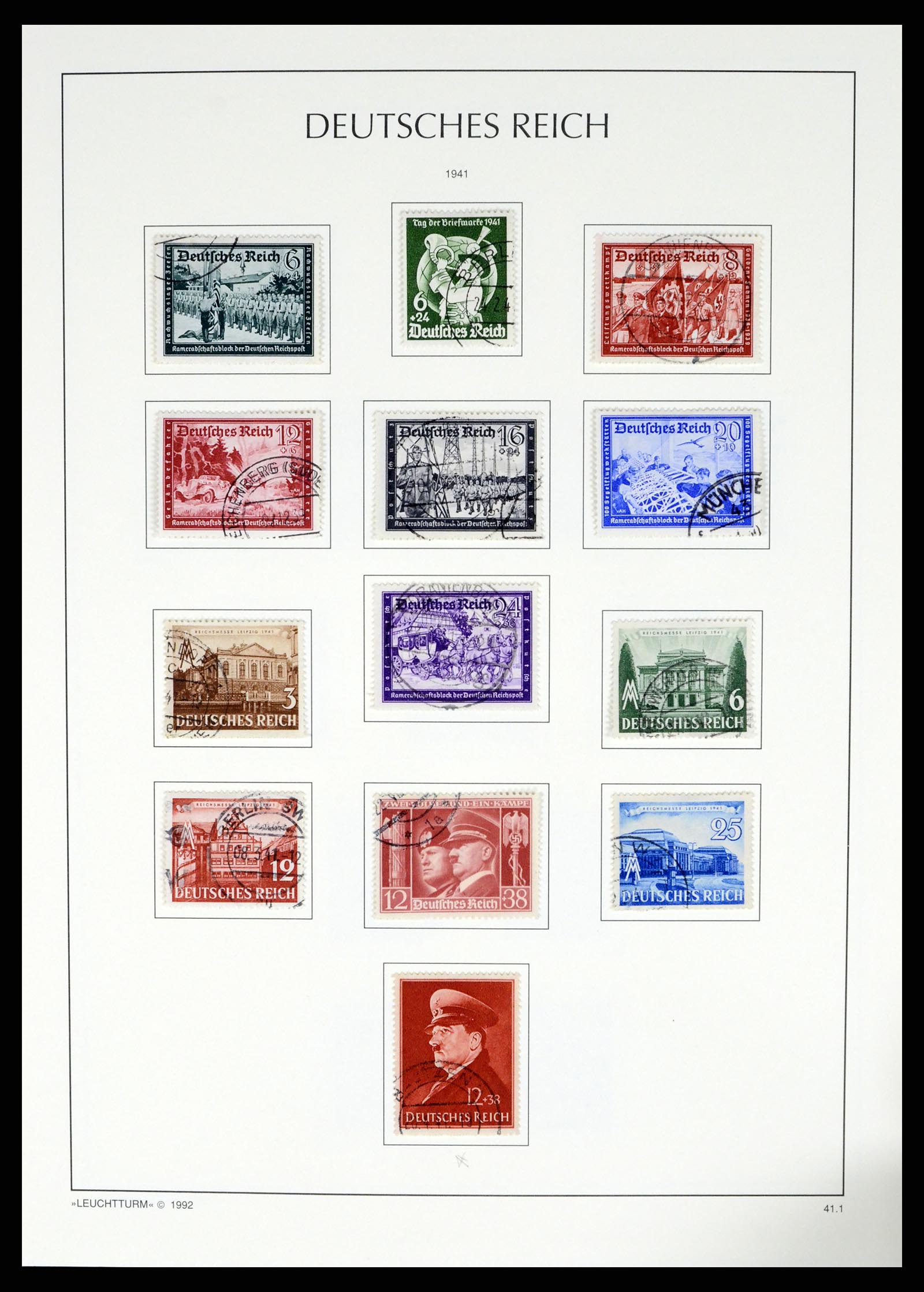 37497 096 - Postzegelverzameling 37497 Duitse Rijk 1872-1945.
