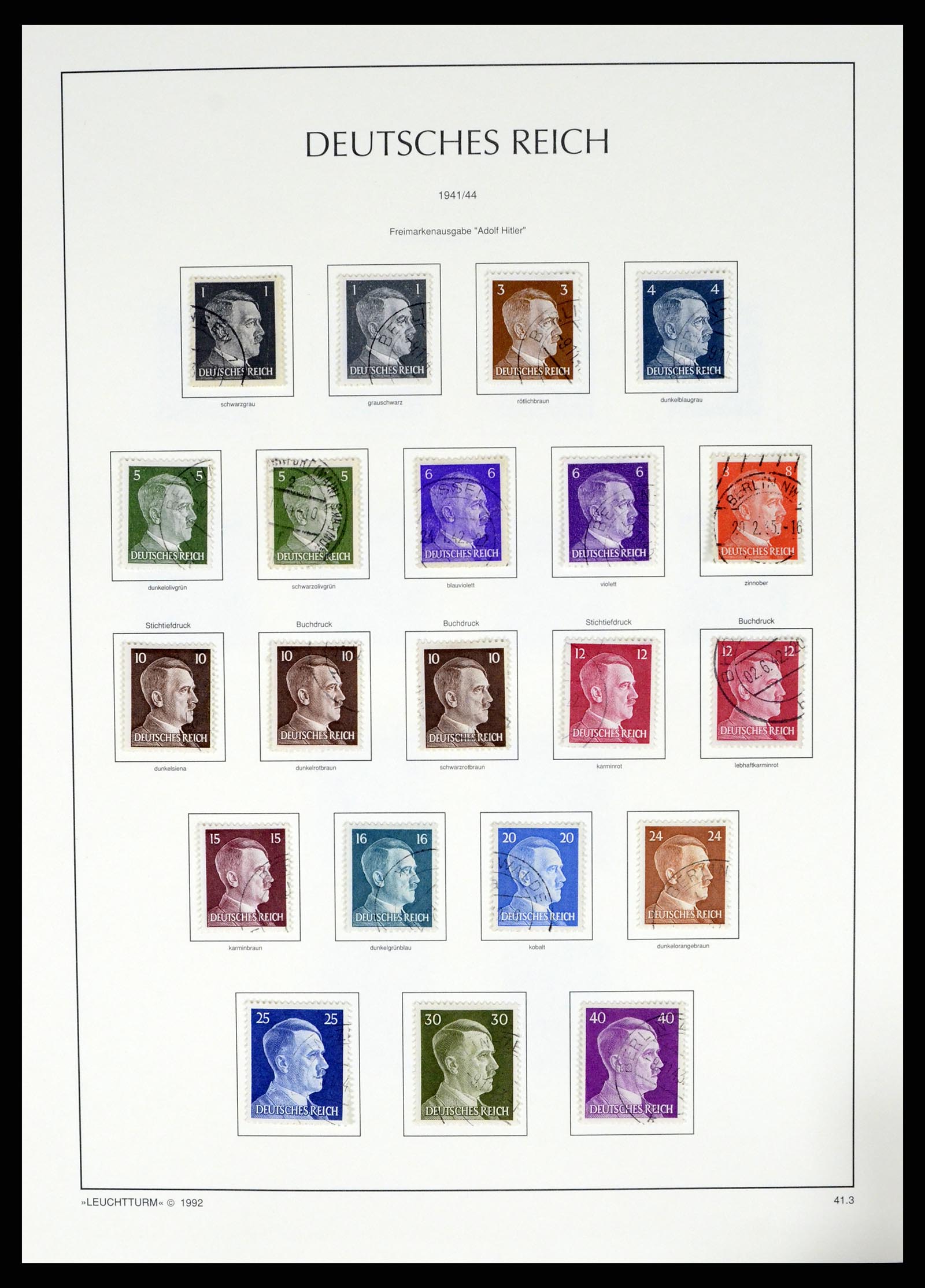 37497 098 - Postzegelverzameling 37497 Duitse Rijk 1872-1945.