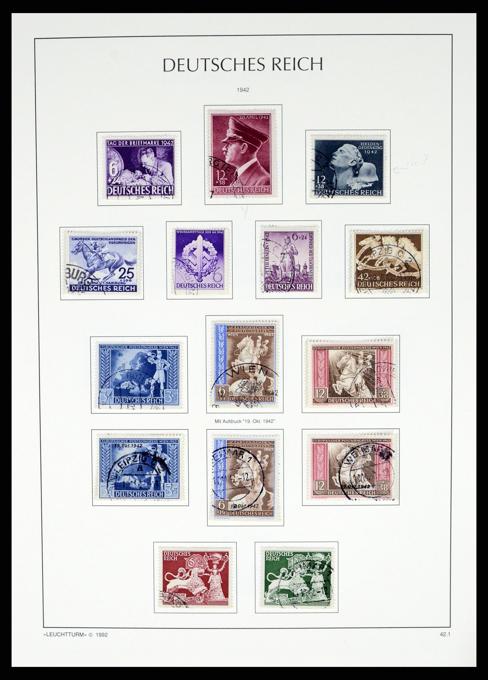 37497 100 - Postzegelverzameling 37497 Duitse Rijk 1872-1945.