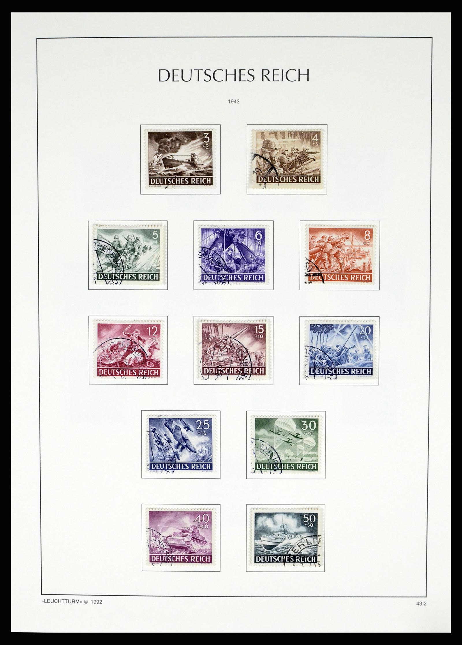 37497 102 - Postzegelverzameling 37497 Duitse Rijk 1872-1945.