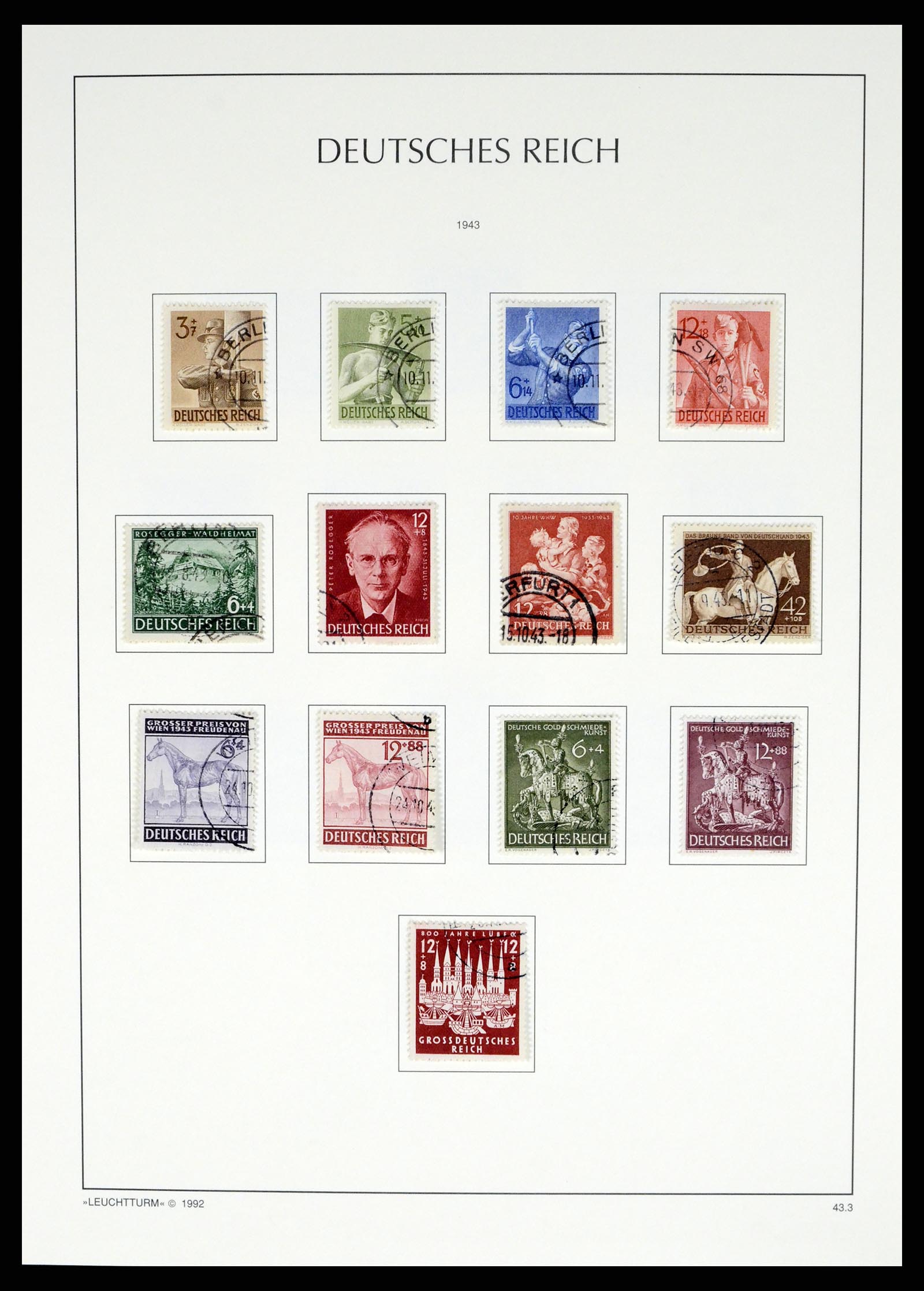 37497 103 - Stamp collection 37497 German Reich 1872-1945.